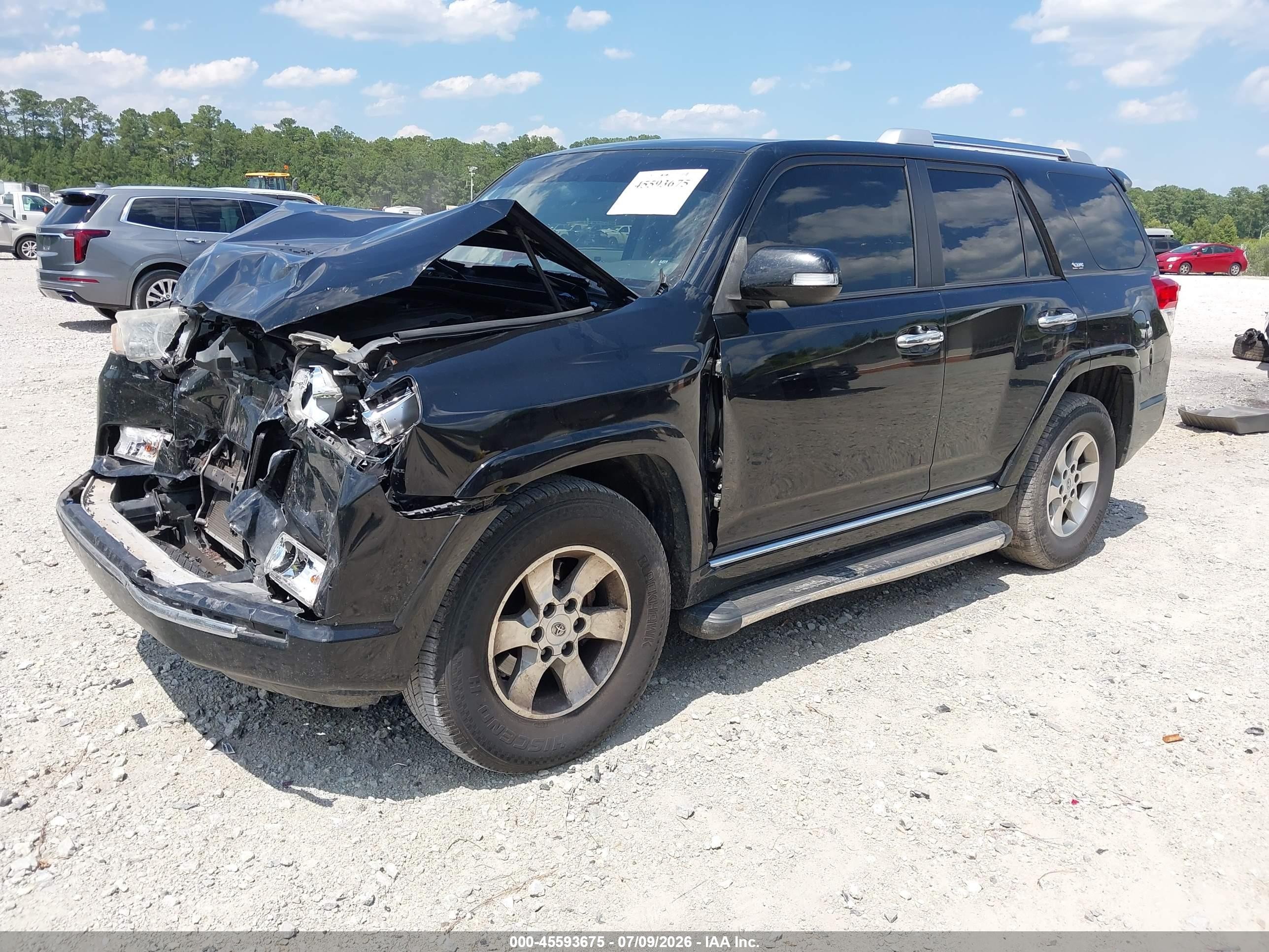 2013 Toyota 4runner Sr5 Black vin: JTEZU5JR8D5058268