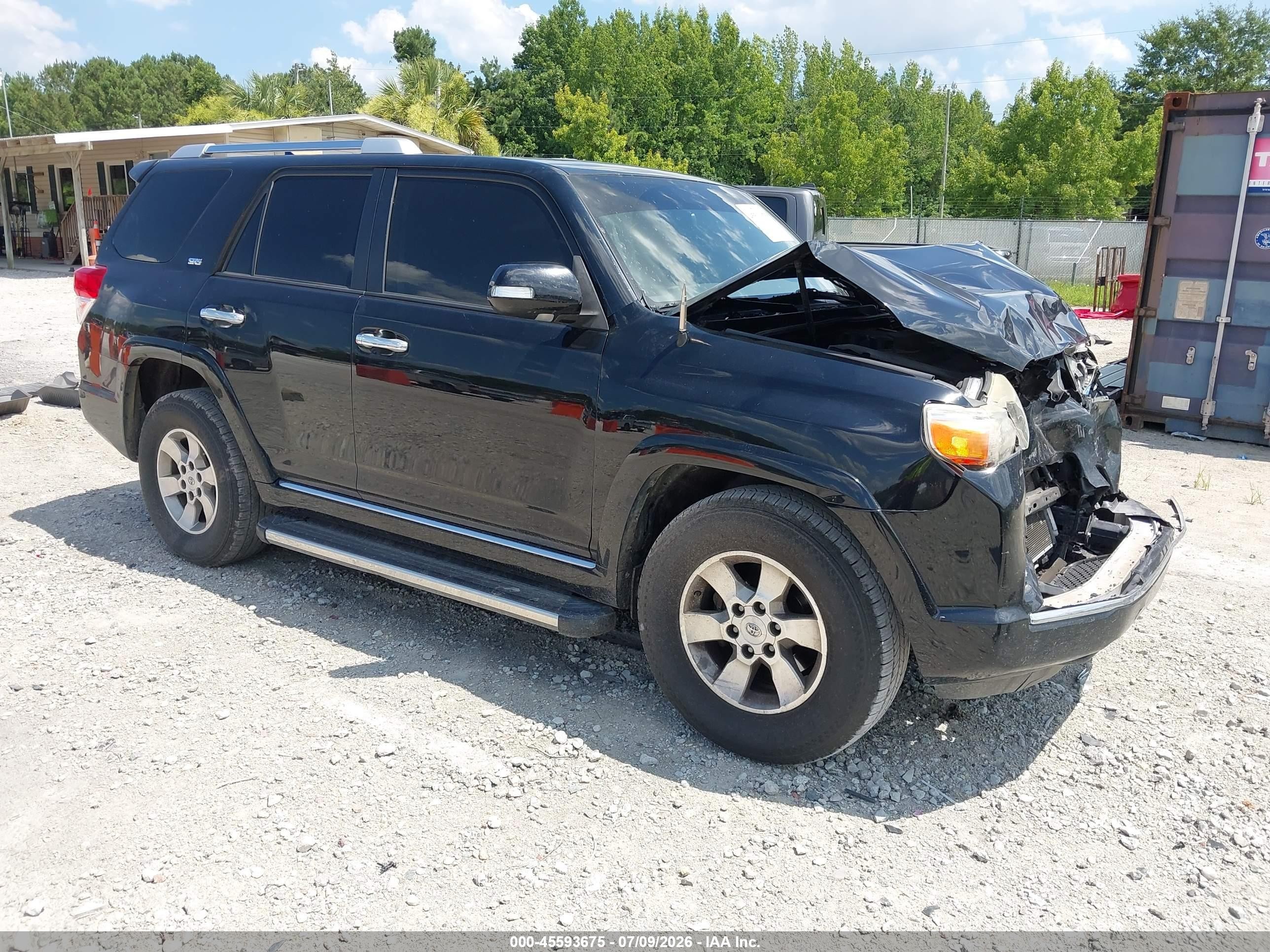 2013 Toyota 4runner Sr5 Black vin: JTEZU5JR8D5058268