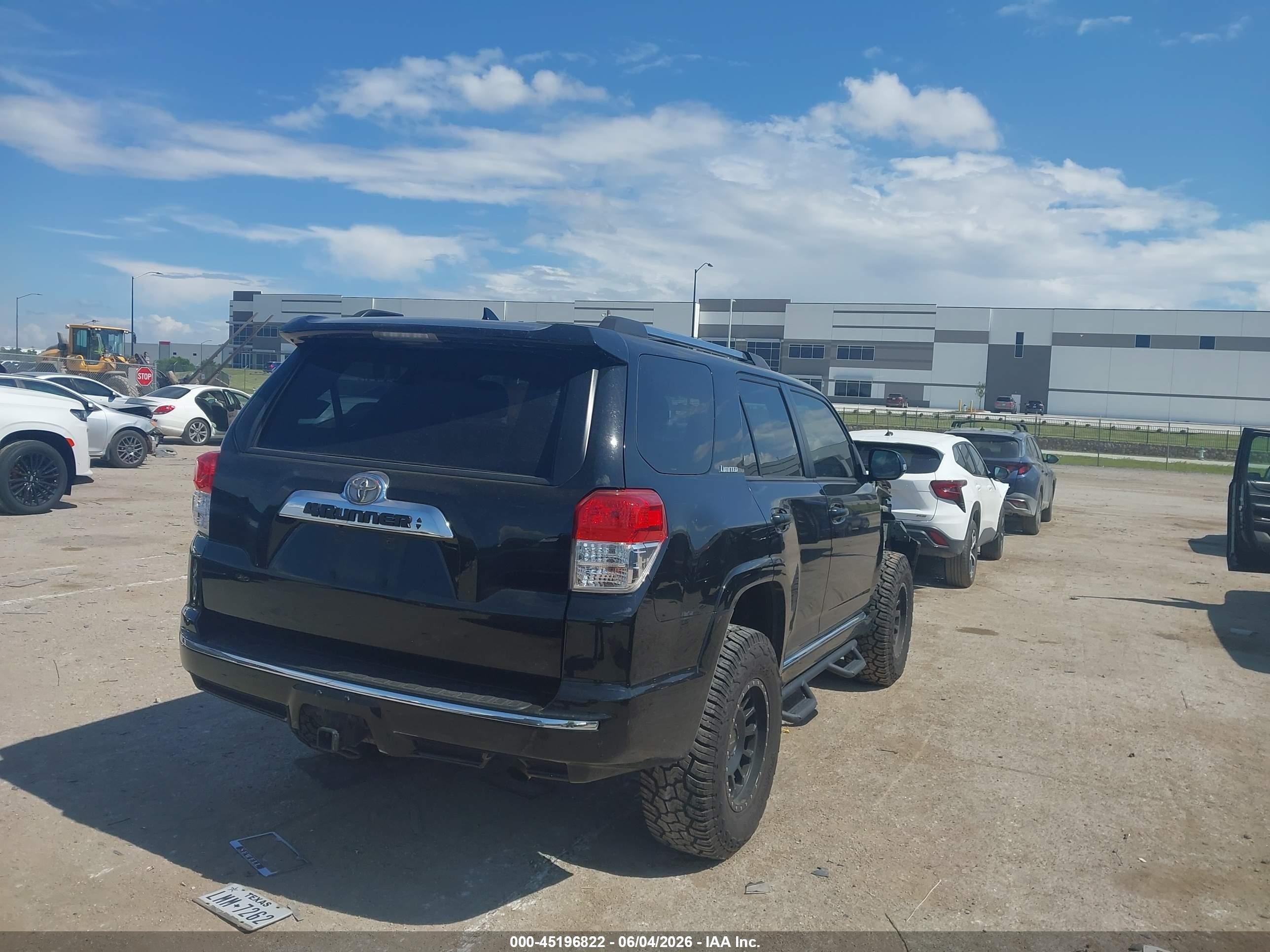 2013 Toyota 4runner Limited Black vin: JTEZU5JR8D5060893