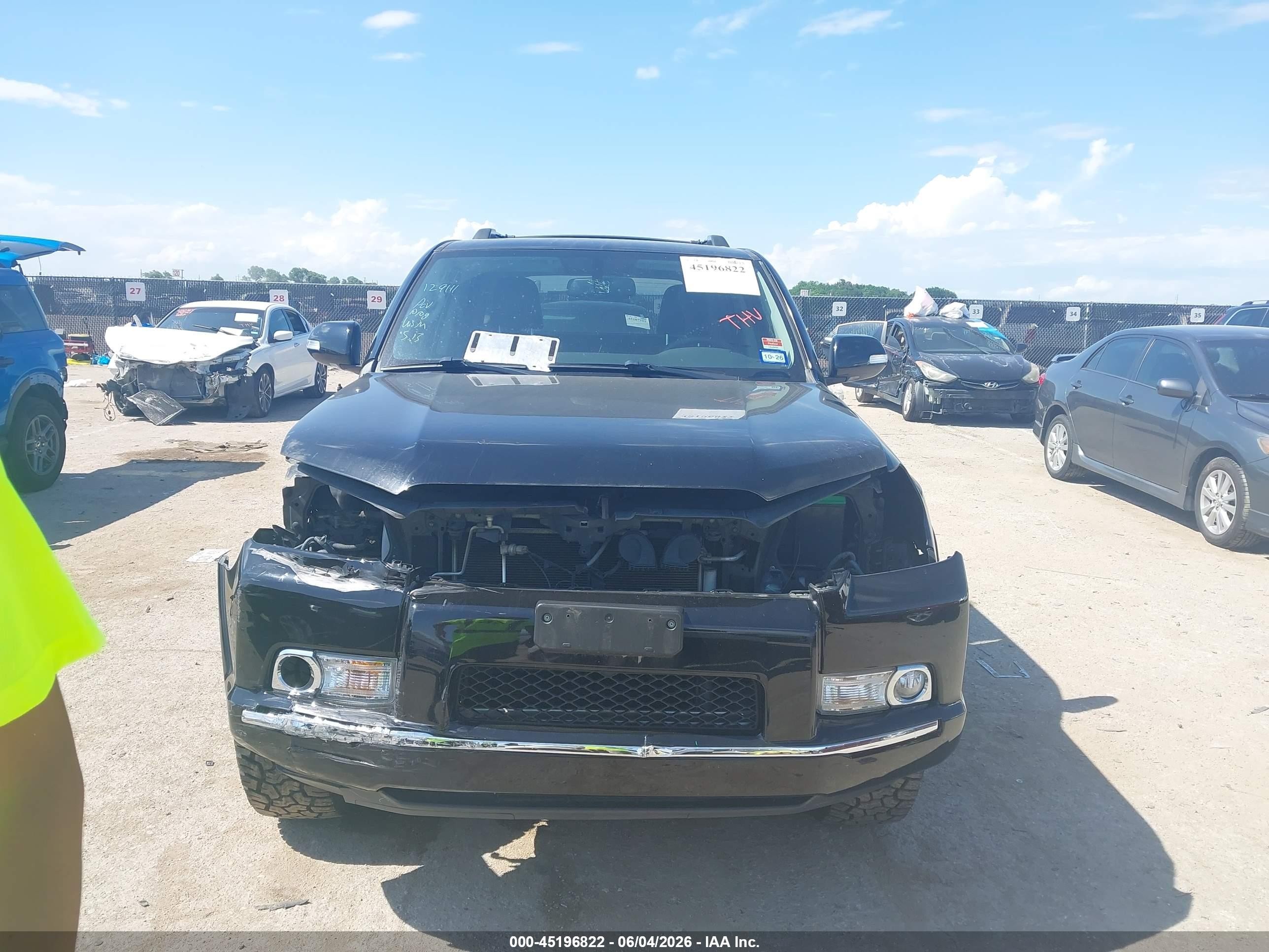 2013 Toyota 4runner Limited Black vin: JTEZU5JR8D5060893