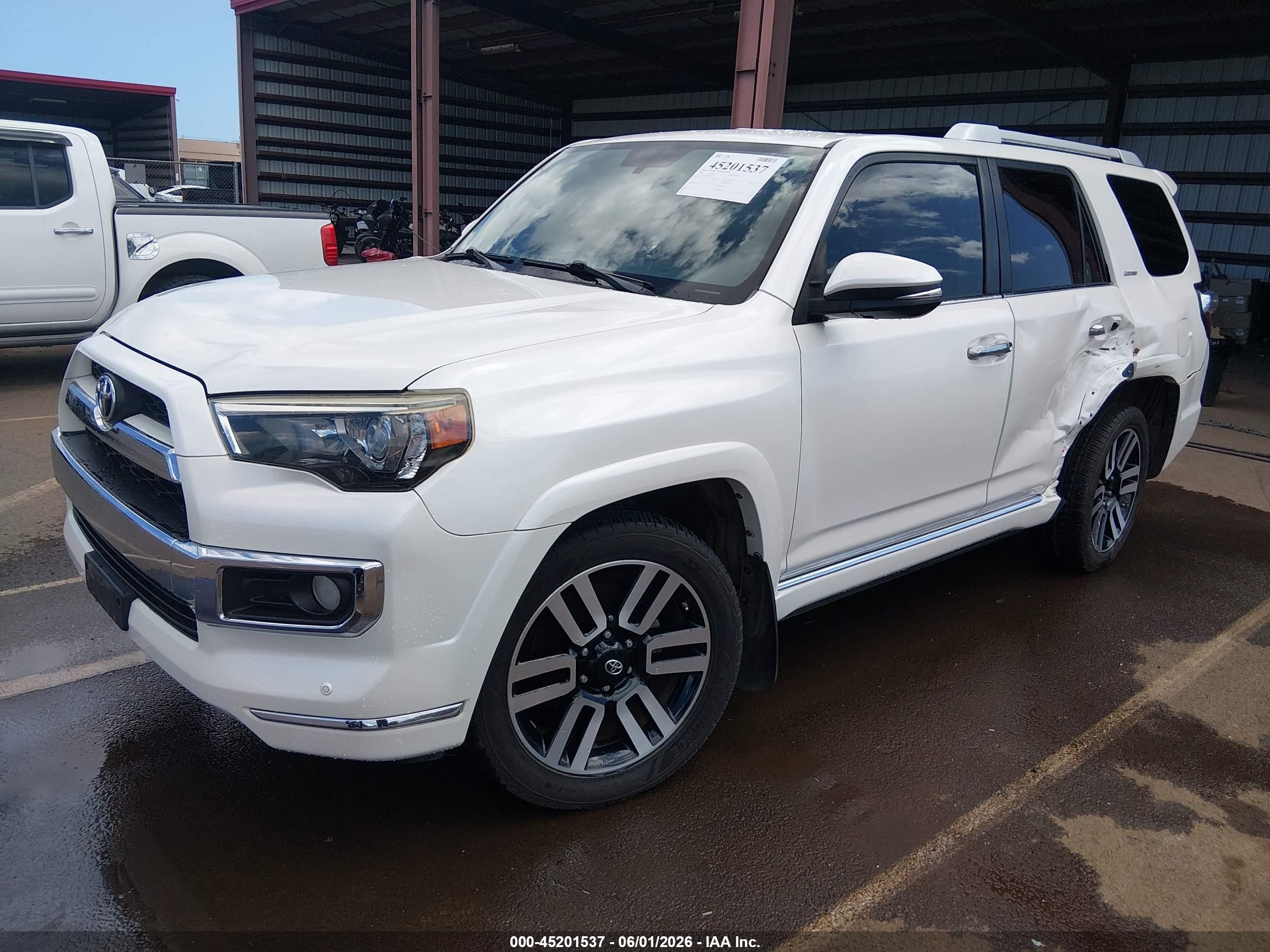 2014 Toyota 4runner Limited/sr5/sr5 Premium Белый vin: JTEZU5JR8E5069417