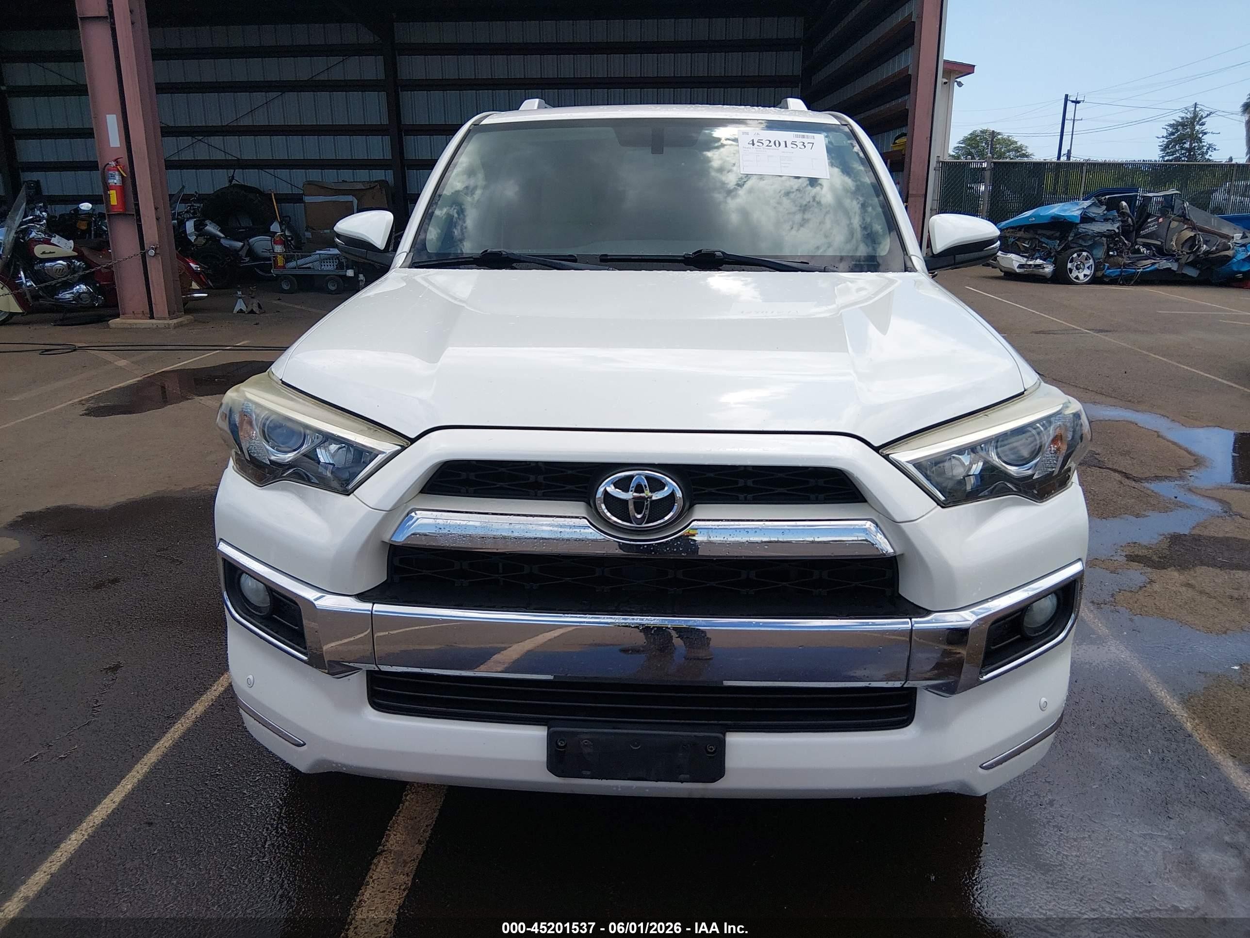 2014 Toyota 4runner Limited/sr5/sr5 Premium Белый vin: JTEZU5JR8E5069417