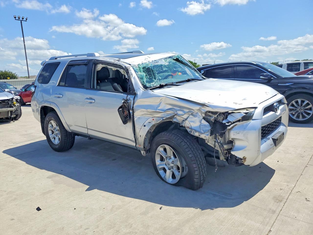 2014 Toyota 4runner Sr5 Premium Silver vin: JTEZU5JR8E5070485