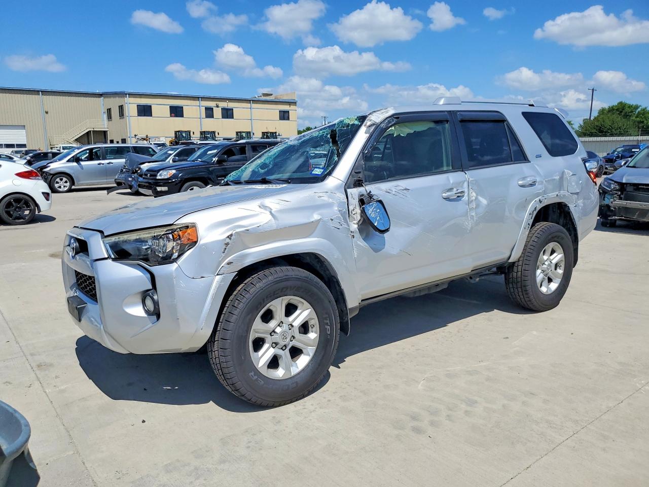 2014 Toyota 4runner Sr5 Premium Silver vin: JTEZU5JR8E5070485