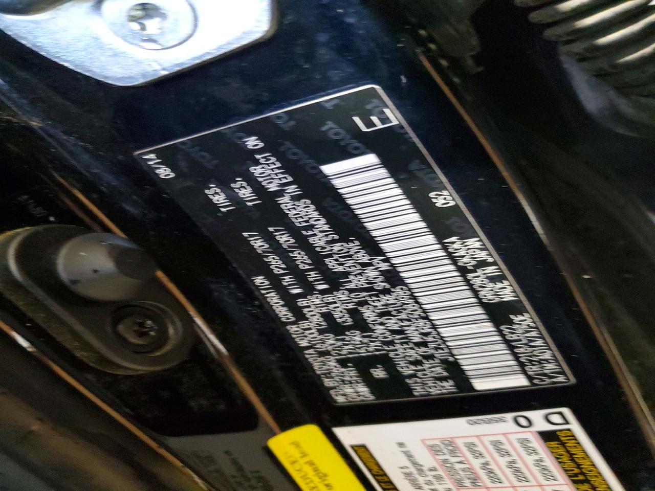 2015 Toyota 4runner Sr5 Black vin: JTEZU5JR8F5084985