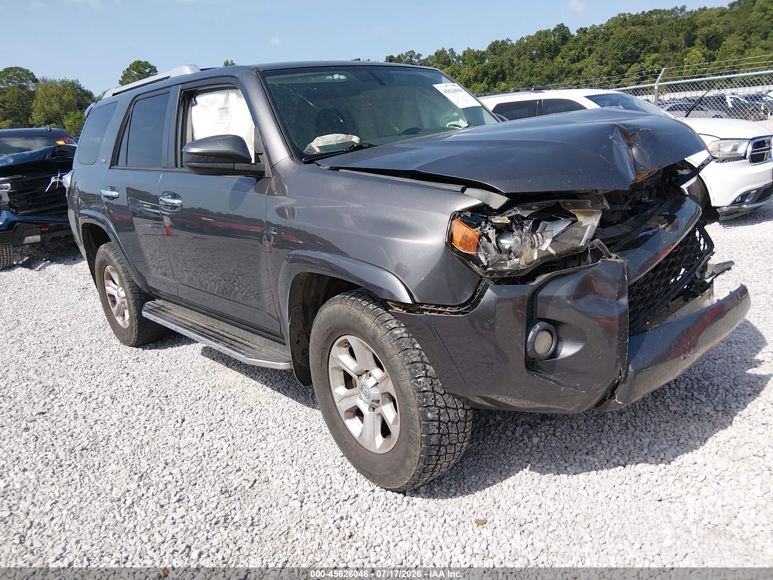 2015 Toyota 4runner Sr5 Gray vin: JTEZU5JR8F5092360