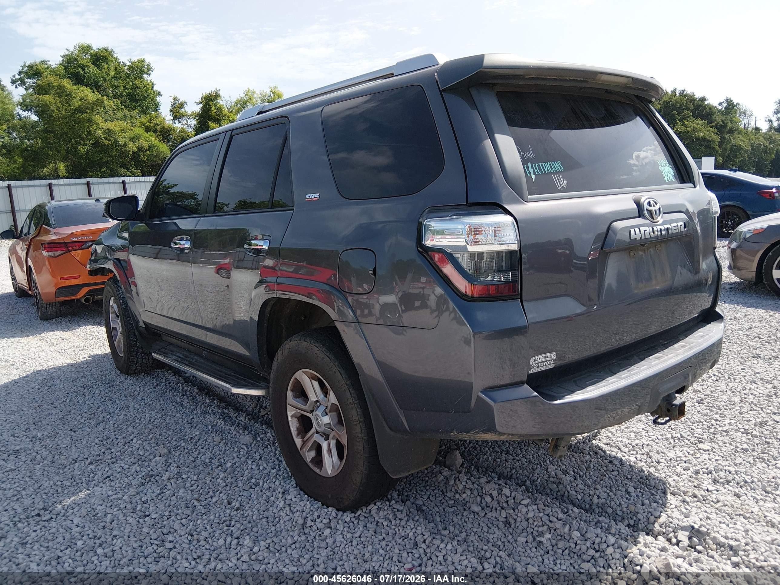 2015 Toyota 4runner Sr5 Gray vin: JTEZU5JR8F5092360