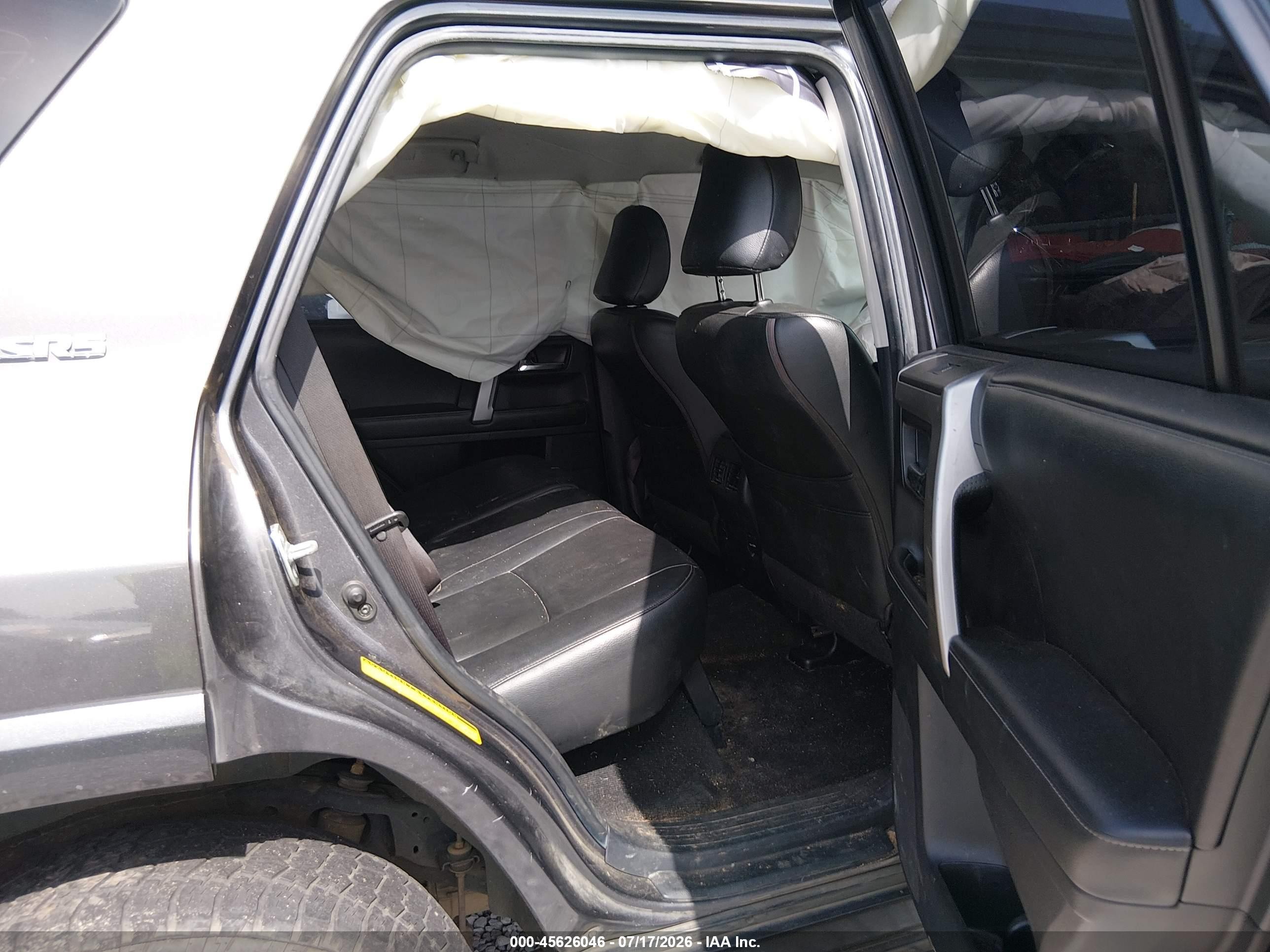 2015 Toyota 4runner Sr5 Gray vin: JTEZU5JR8F5092360