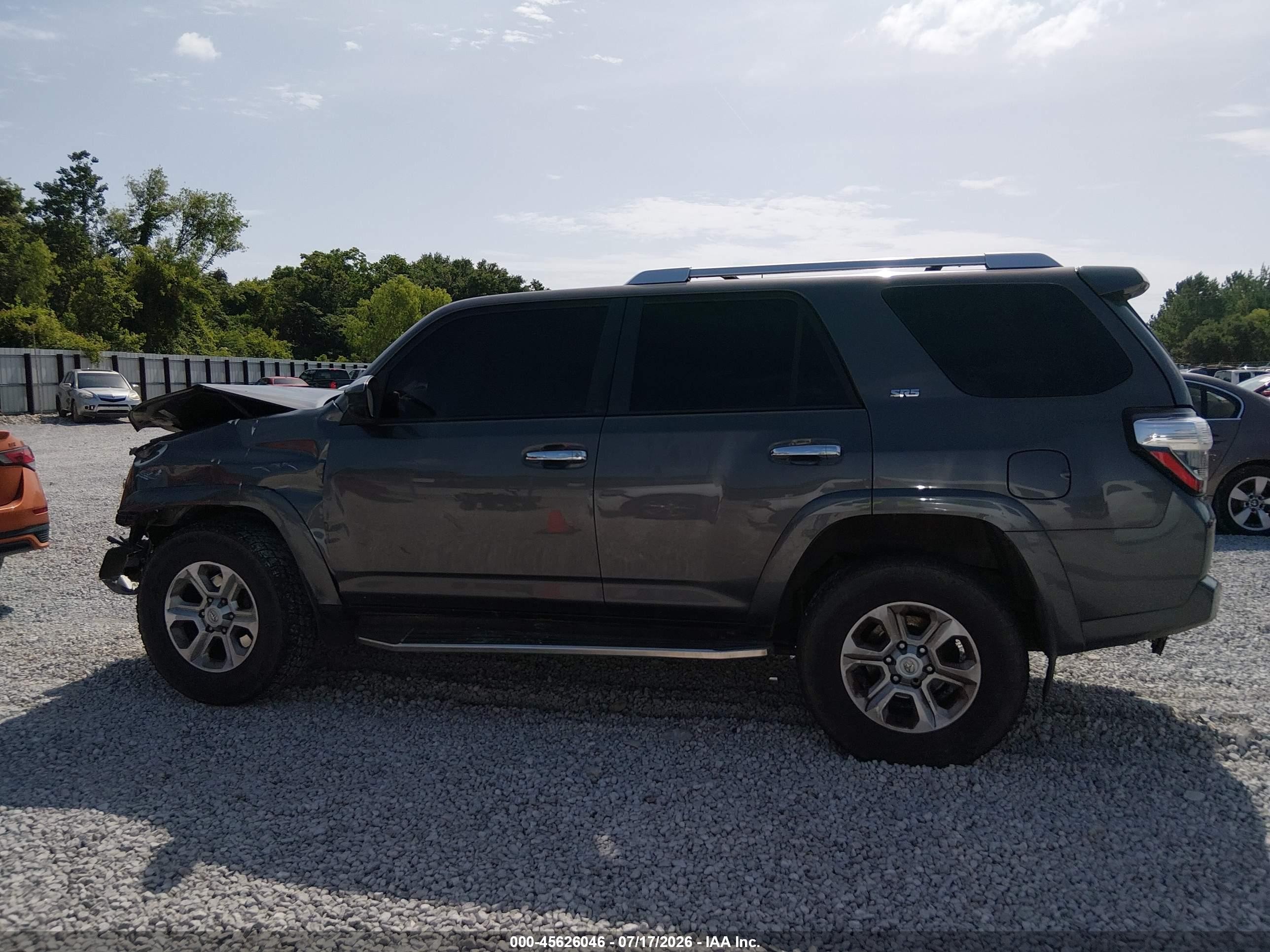 2015 Toyota 4runner Sr5 Gray vin: JTEZU5JR8F5092360