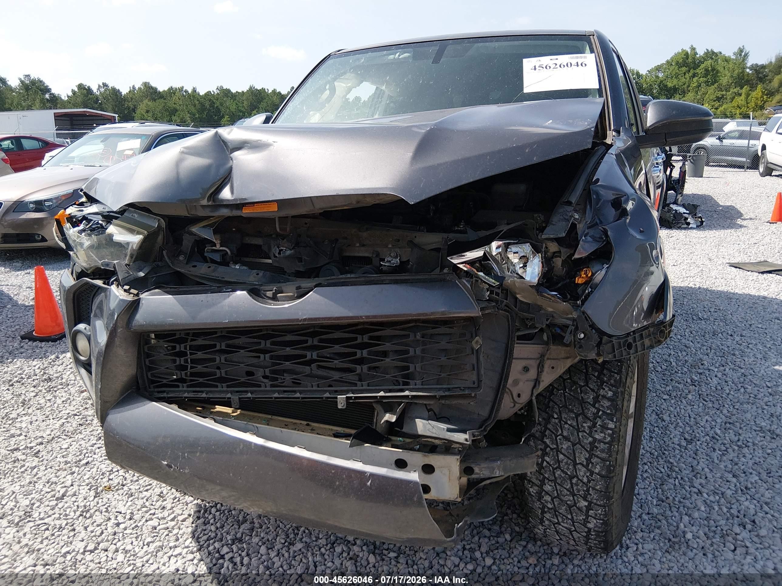 2015 Toyota 4runner Sr5 Gray vin: JTEZU5JR8F5092360