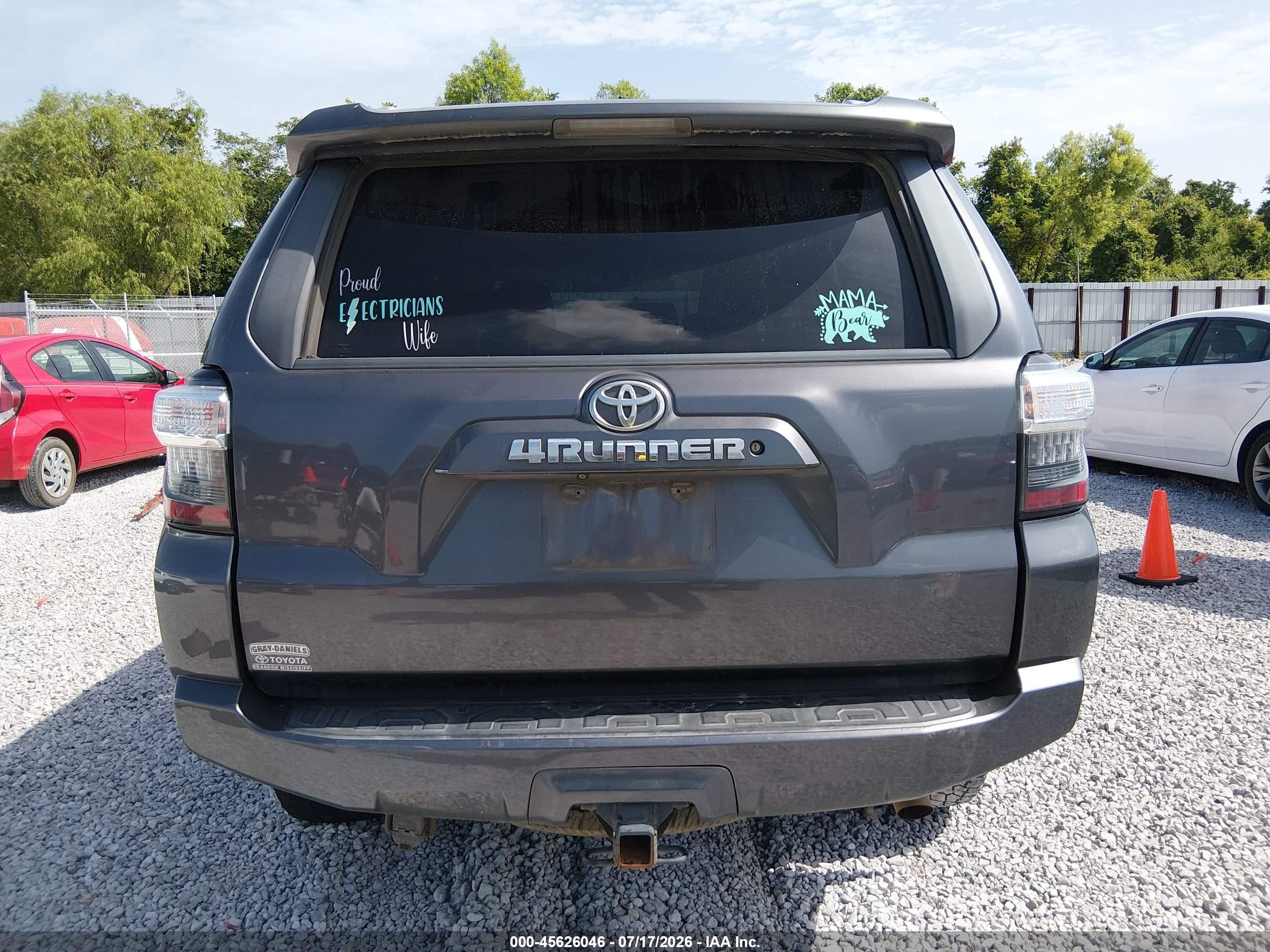 2015 Toyota 4runner Sr5 Gray vin: JTEZU5JR8F5092360