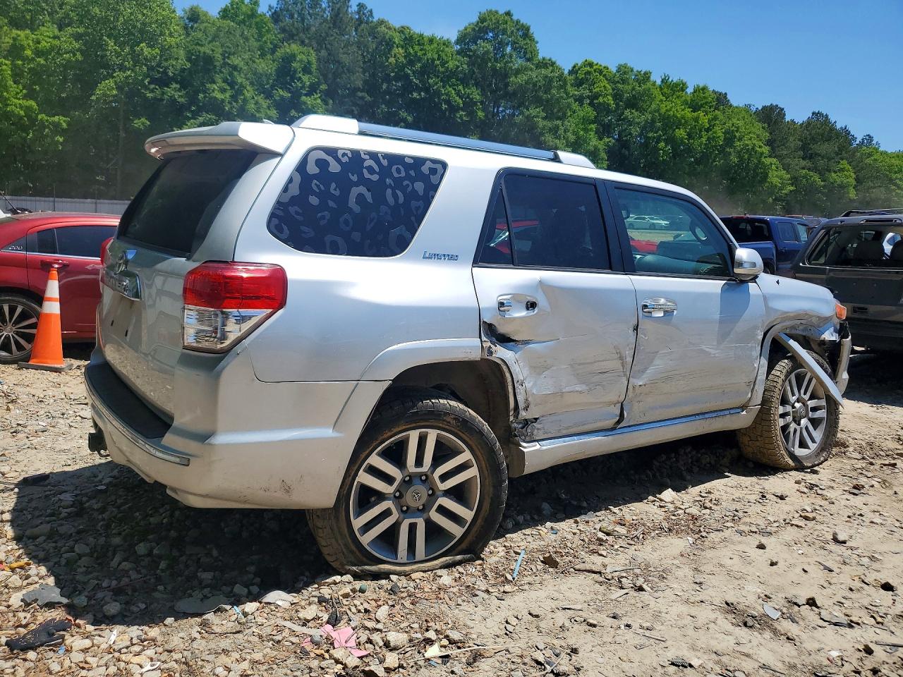 2011 Toyota 4runner Limited Silver vin: JTEZU5JR9B5020741