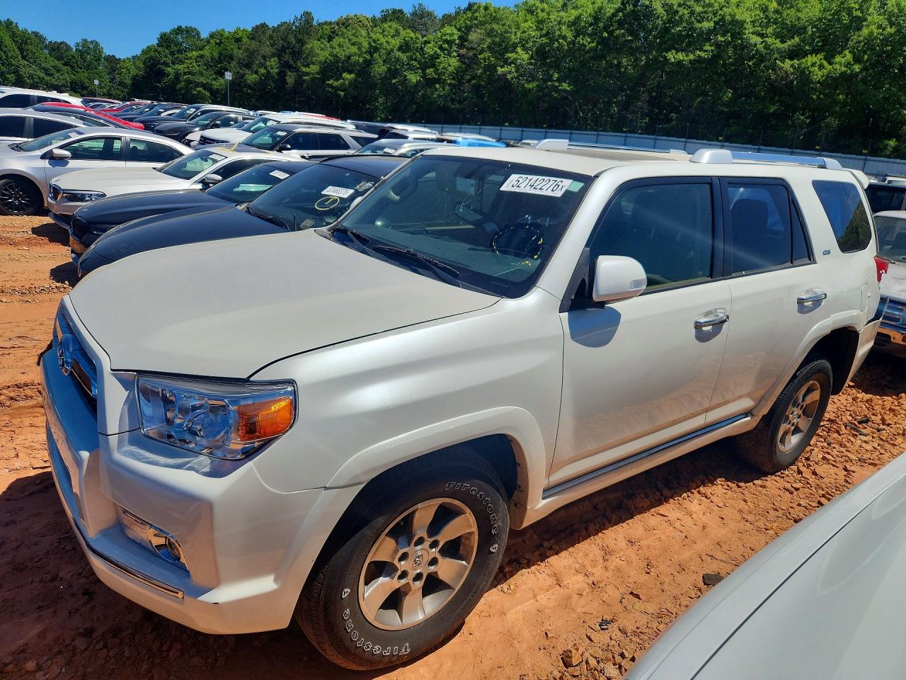 2013 Toyota 4runner Sr5 White vin: JTEZU5JR9D5049823