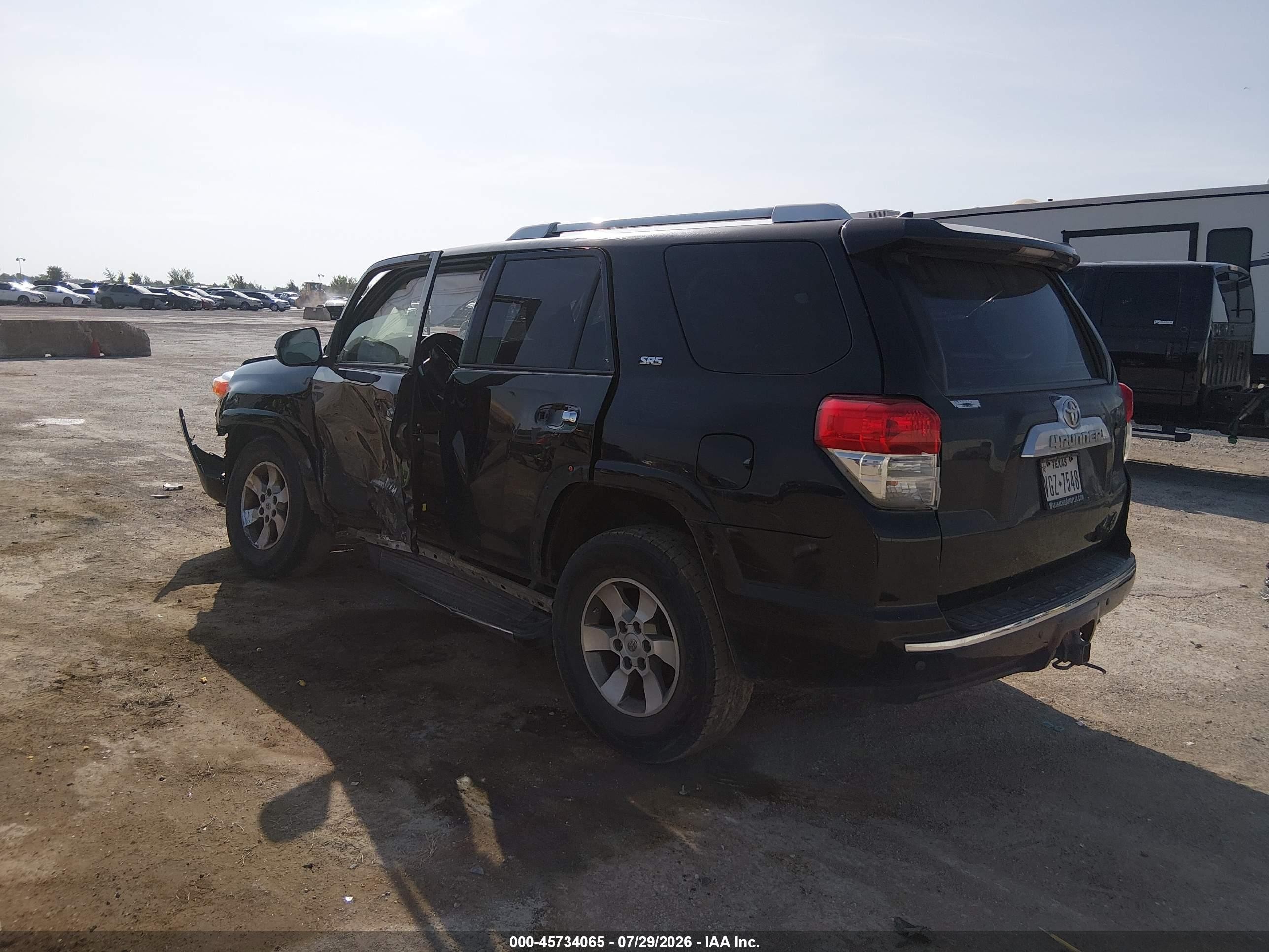 2013 Toyota 4runner Sr5 Black vin: JTEZU5JR9D5050390