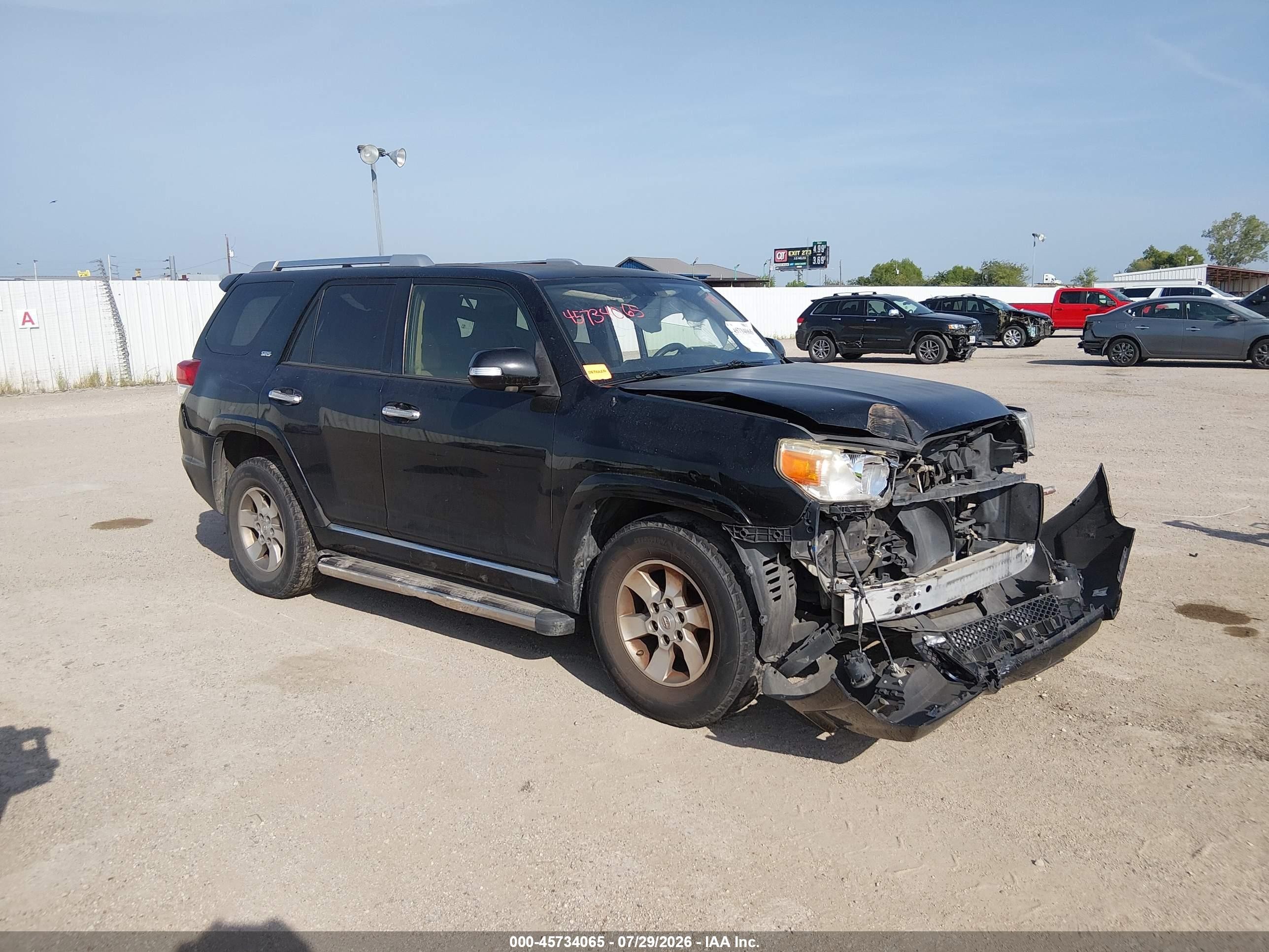 2013 Toyota 4runner Sr5 Black vin: JTEZU5JR9D5050390