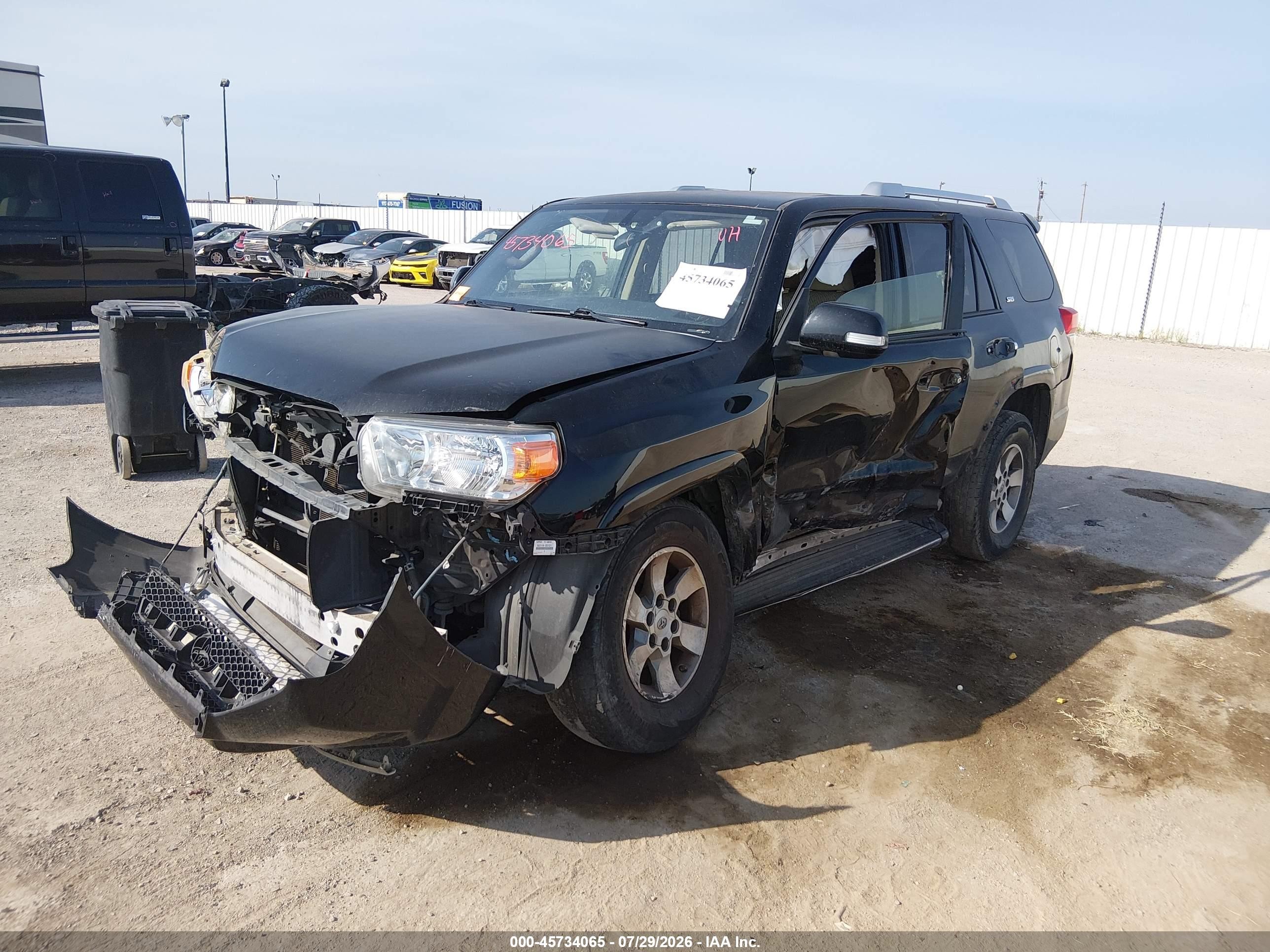 2013 Toyota 4runner Sr5 Black vin: JTEZU5JR9D5050390