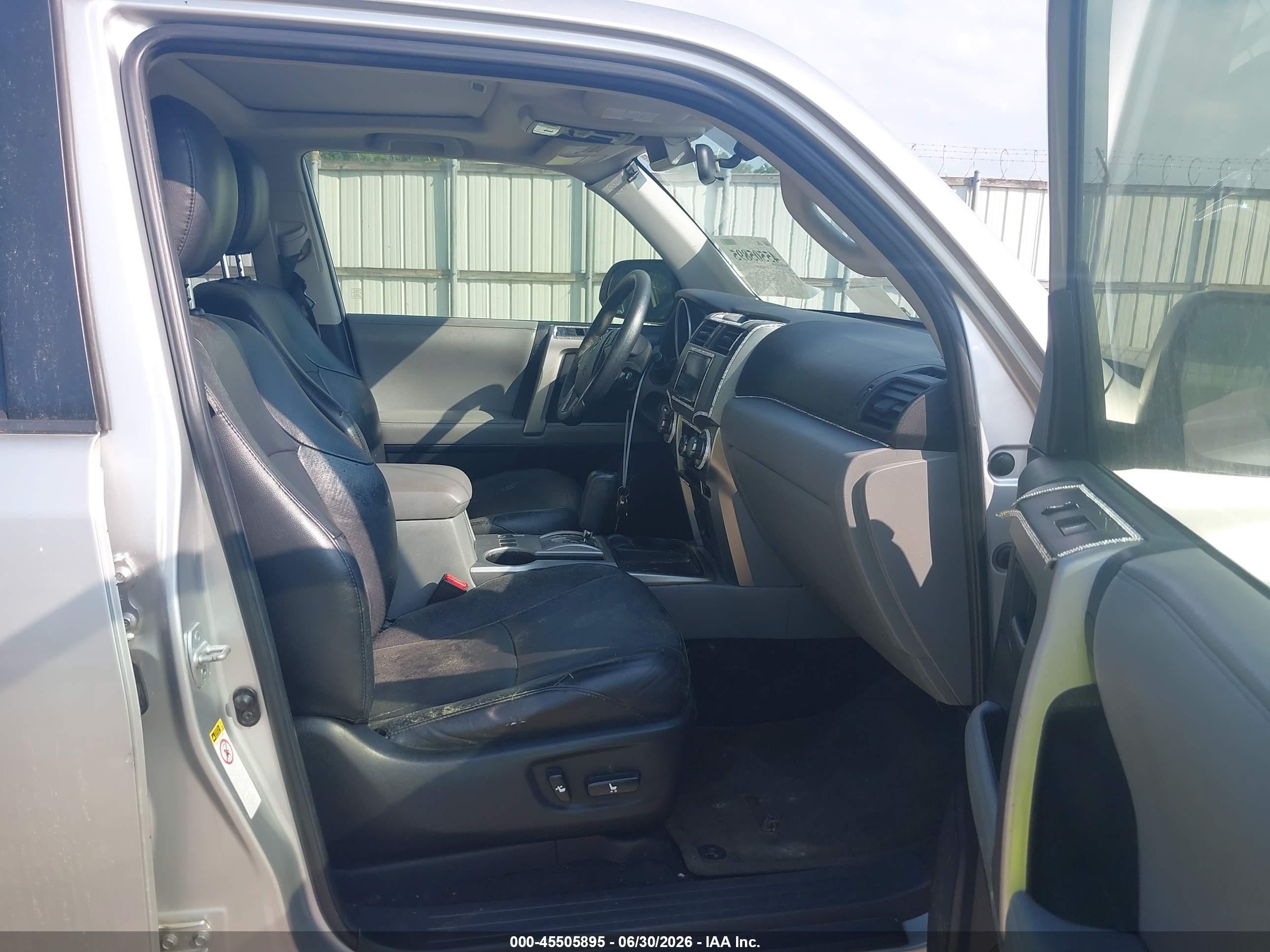 2013 Toyota 4runner Sr5 Gray vin: JTEZU5JR9D5055895