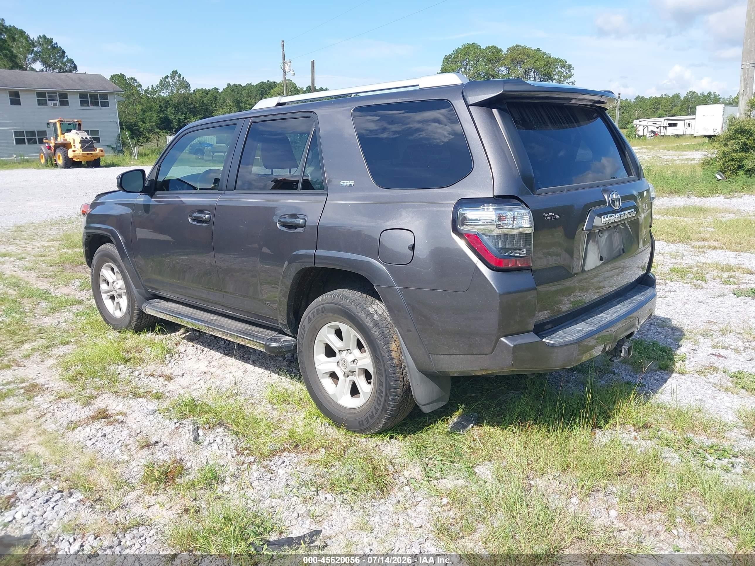 2014 Toyota 4runner Sr5 Gray vin: JTEZU5JR9E5067076
