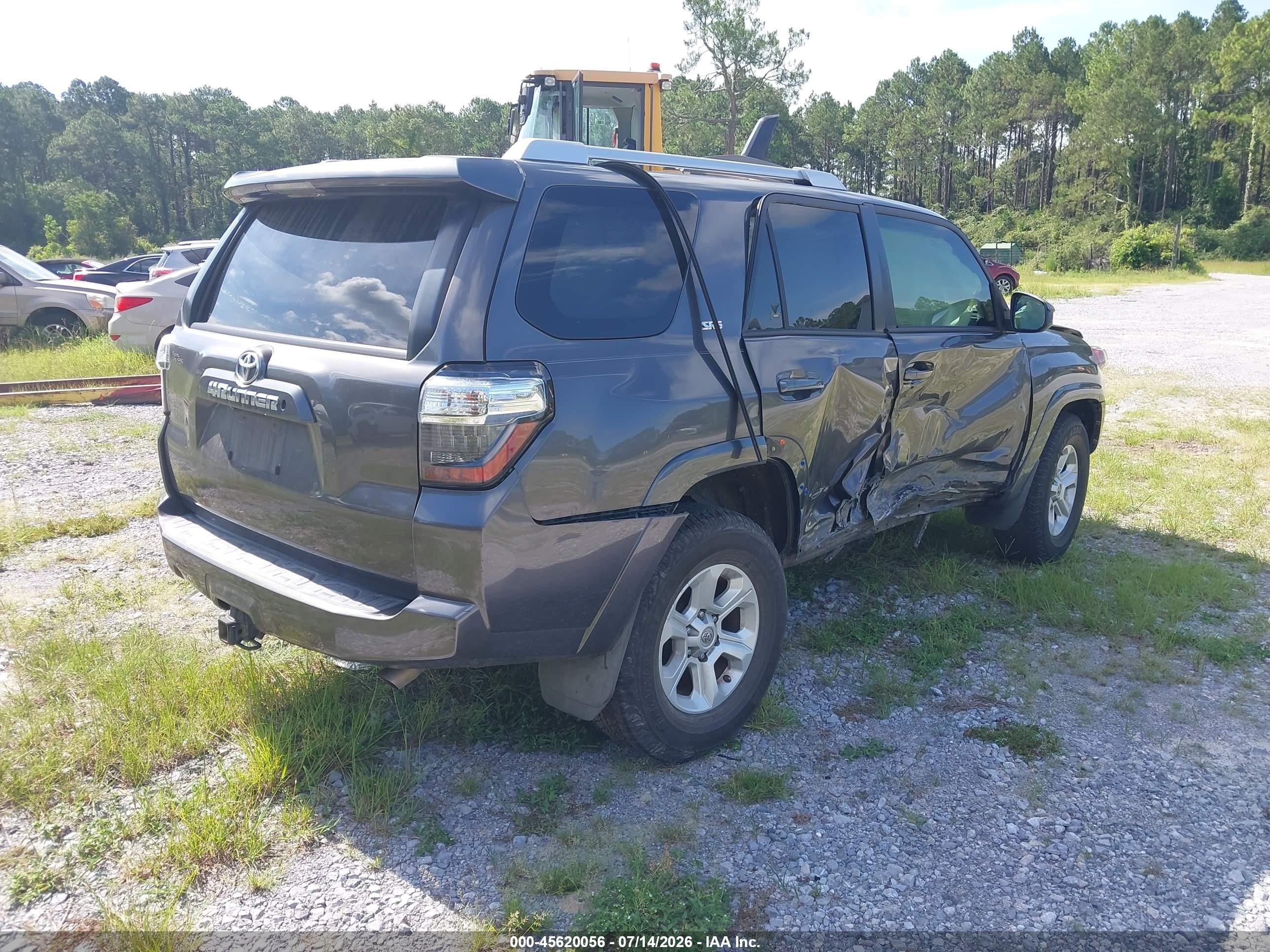 2014 Toyota 4runner Sr5 Gray vin: JTEZU5JR9E5067076