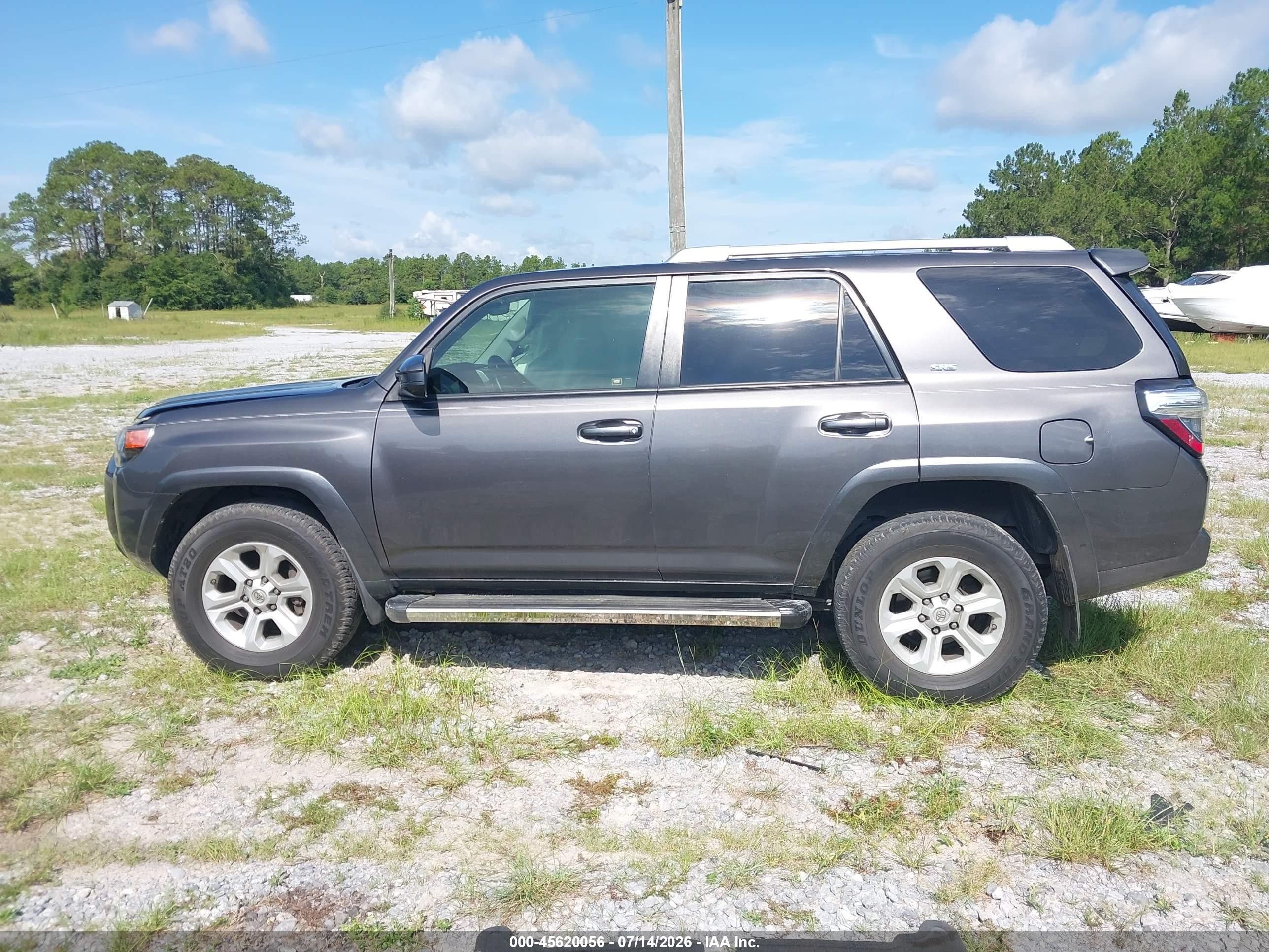 2014 Toyota 4runner Sr5 Gray vin: JTEZU5JR9E5067076