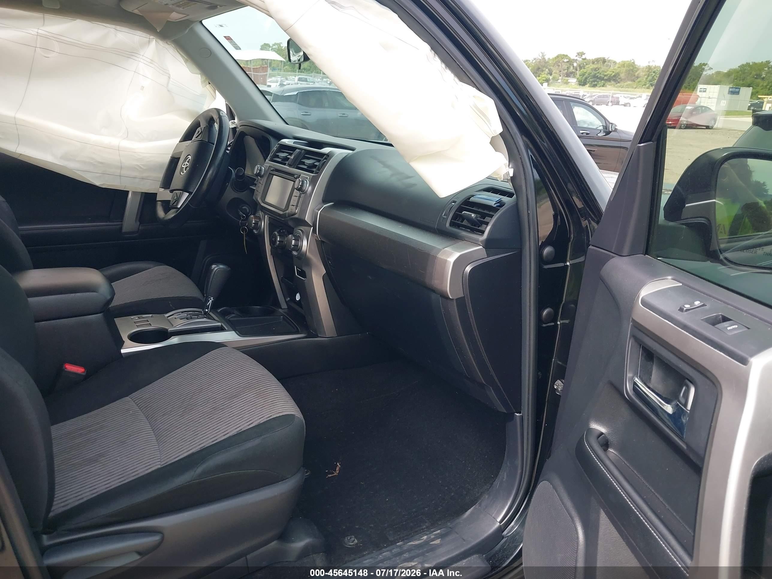 2014 Toyota 4runner Sr5 Black vin: JTEZU5JR9E5073749