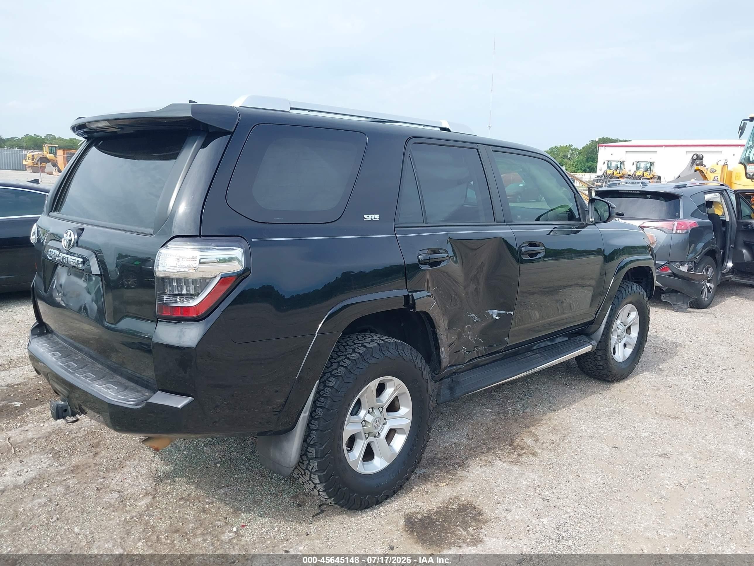 2014 Toyota 4runner Sr5 Black vin: JTEZU5JR9E5073749