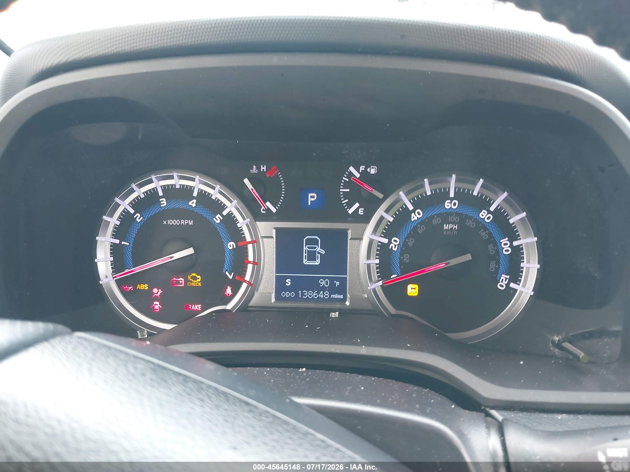 2014 Toyota 4runner Sr5 Black vin: JTEZU5JR9E5073749