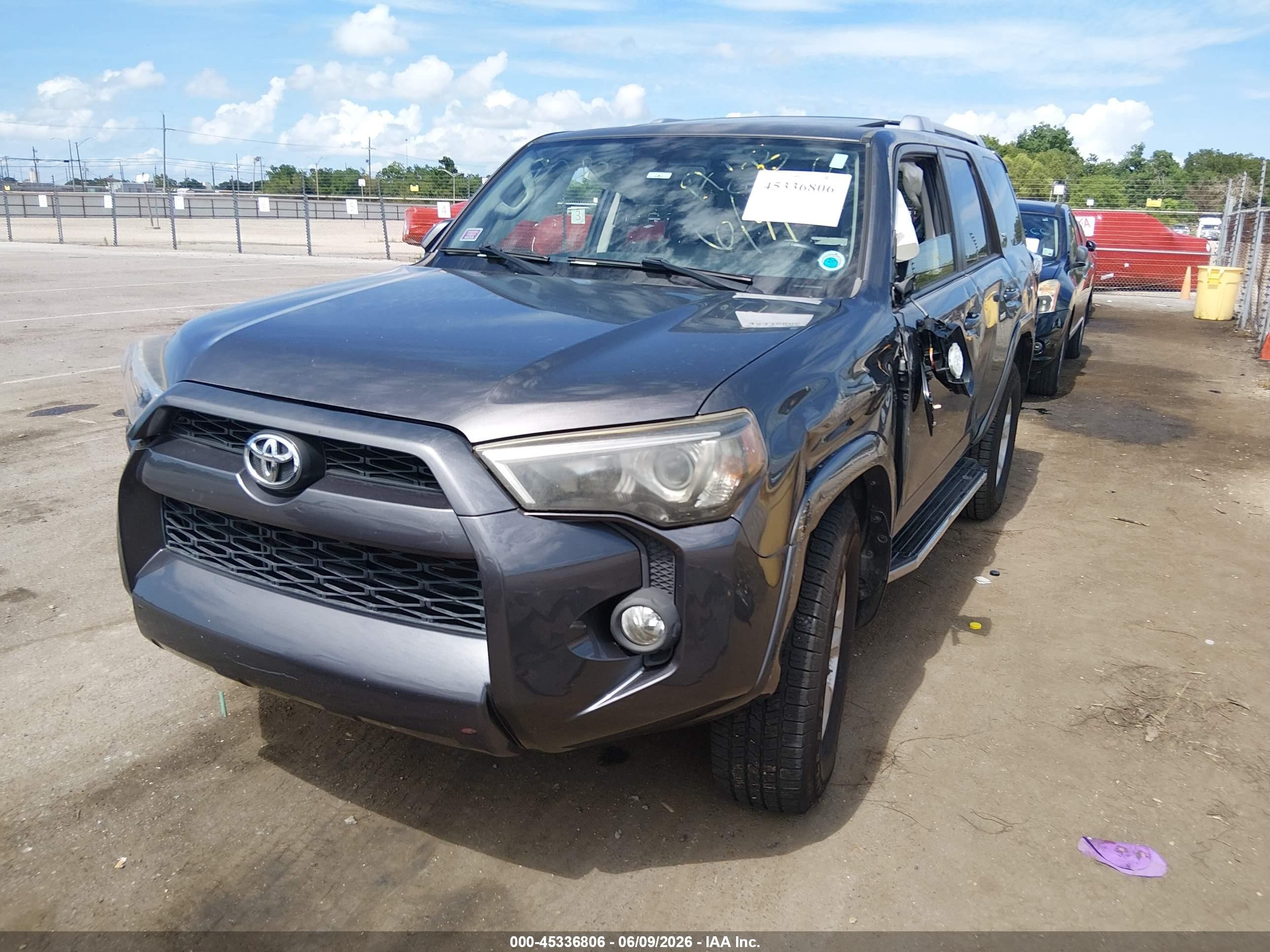 2014 Toyota 4runner Sr5 Premium Gray vin: JTEZU5JR9E5079082