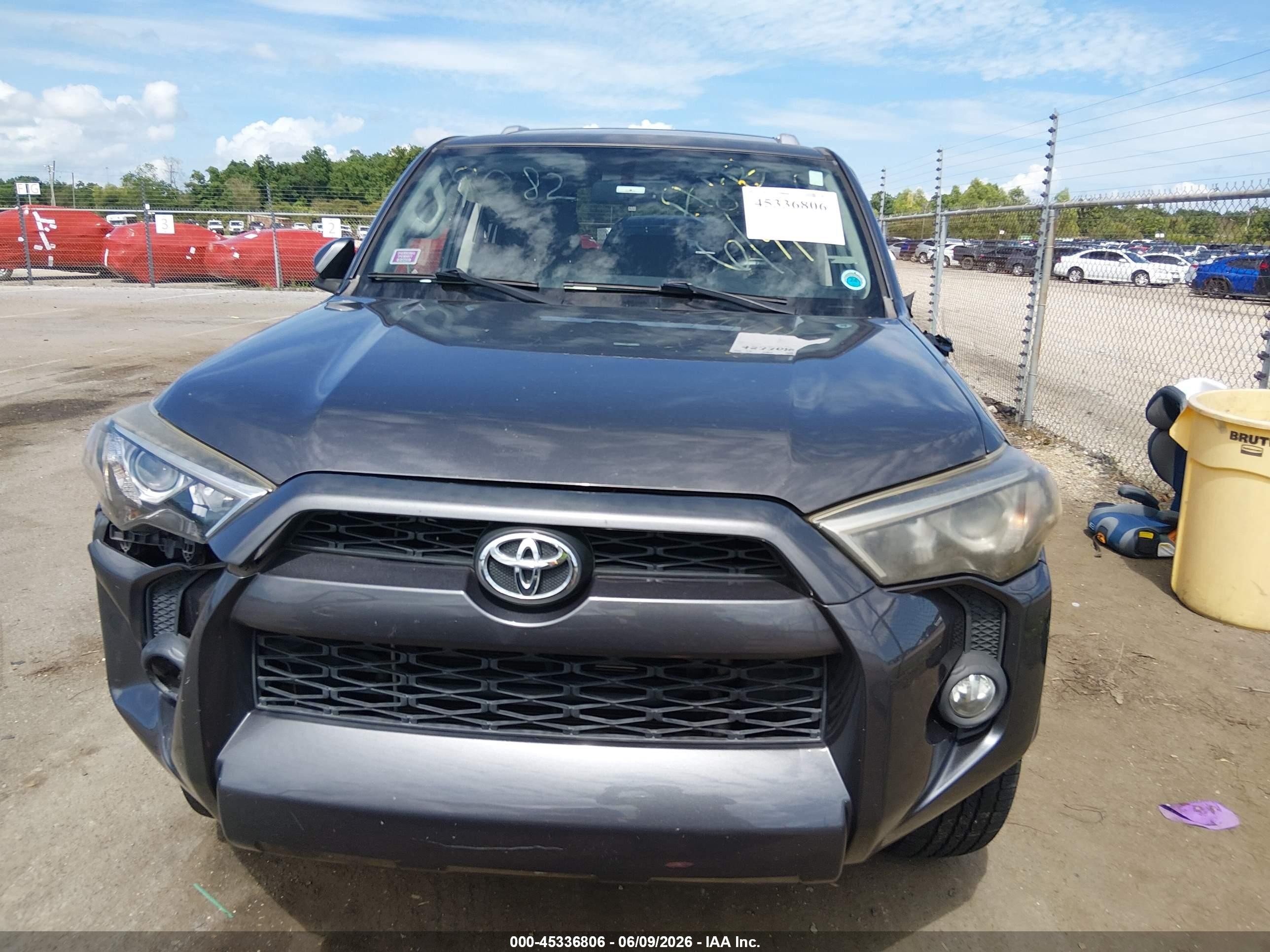 2014 Toyota 4runner Sr5 Premium Gray vin: JTEZU5JR9E5079082