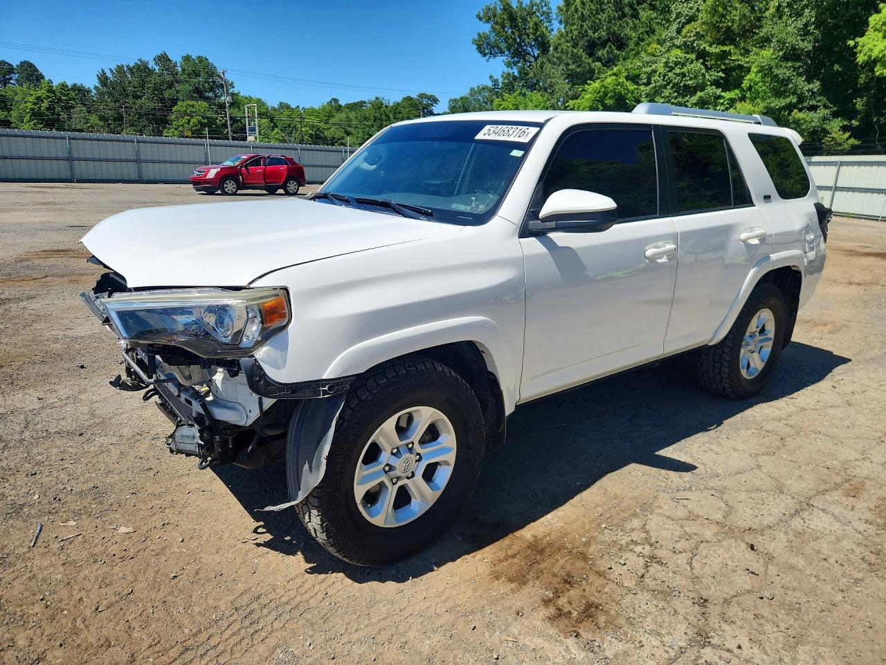 2015 Toyota 4runner Sr5 White vin: JTEZU5JR9F5092593