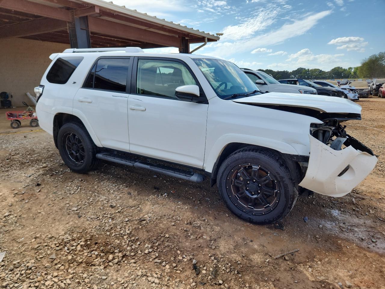 2015 Toyota 4runner Sr5 White vin: JTEZU5JR9F5109957