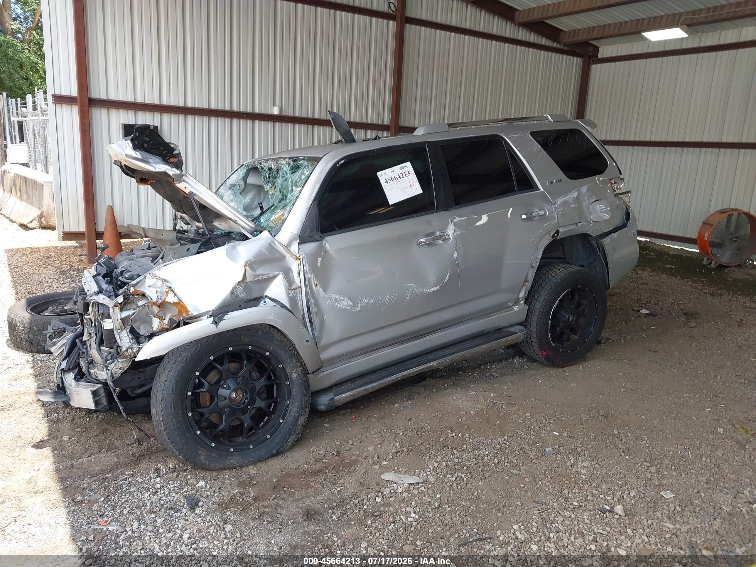 2011 Toyota 4runner Limited V6 Silver vin: JTEZU5JRXB5018092