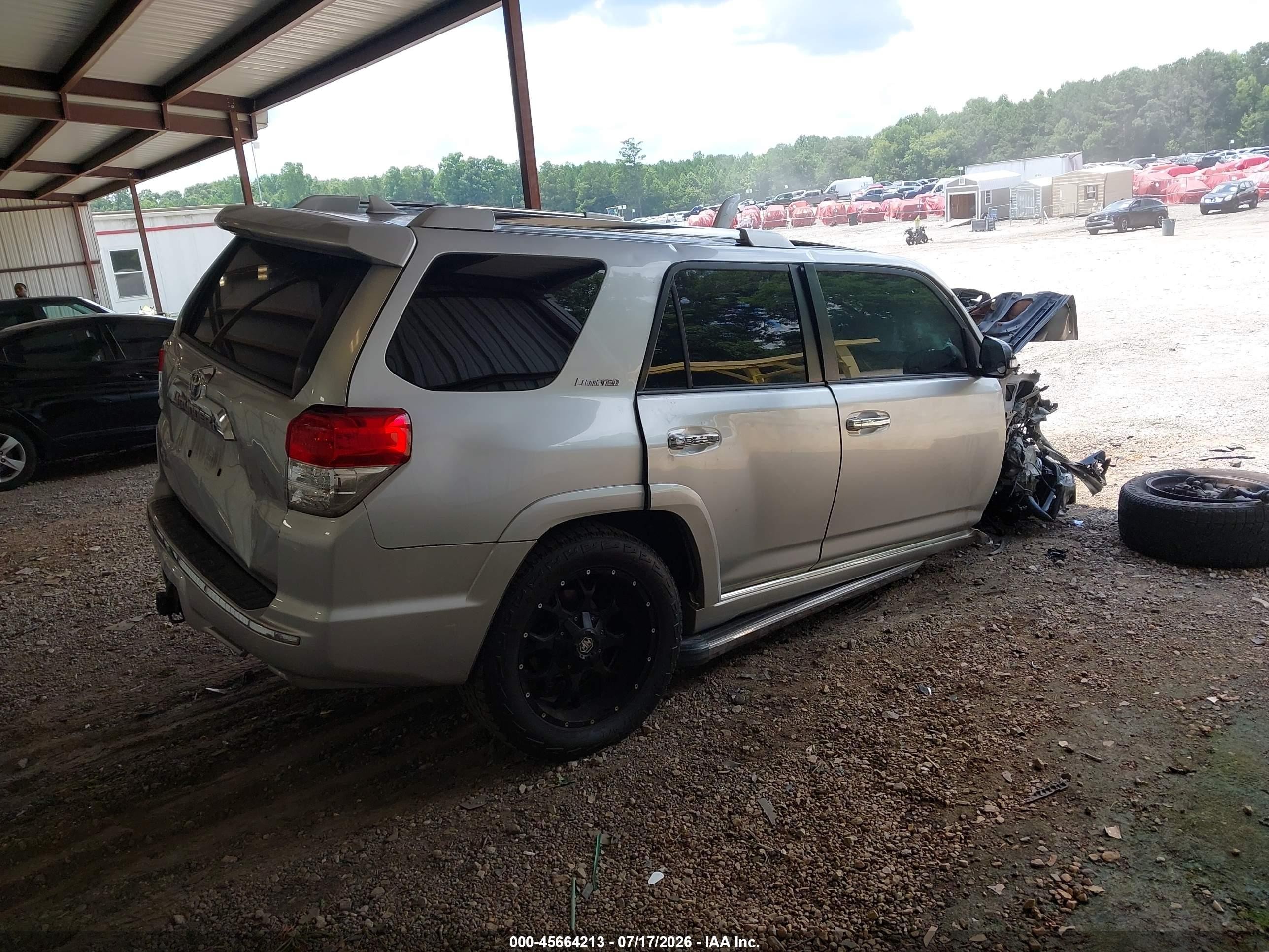 2011 Toyota 4runner Limited V6 Silver vin: JTEZU5JRXB5018092