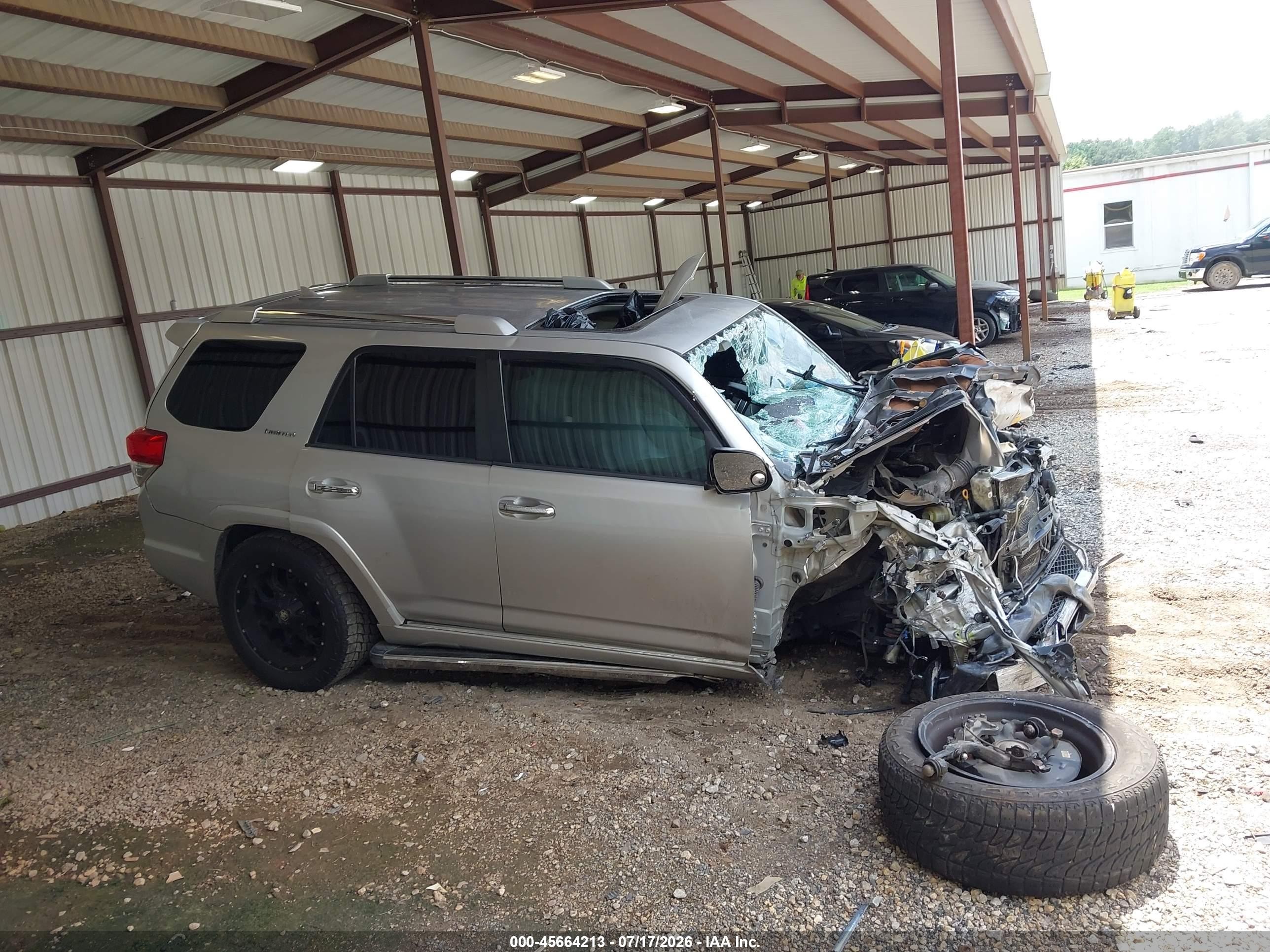 2011 Toyota 4runner Limited V6 Silver vin: JTEZU5JRXB5018092