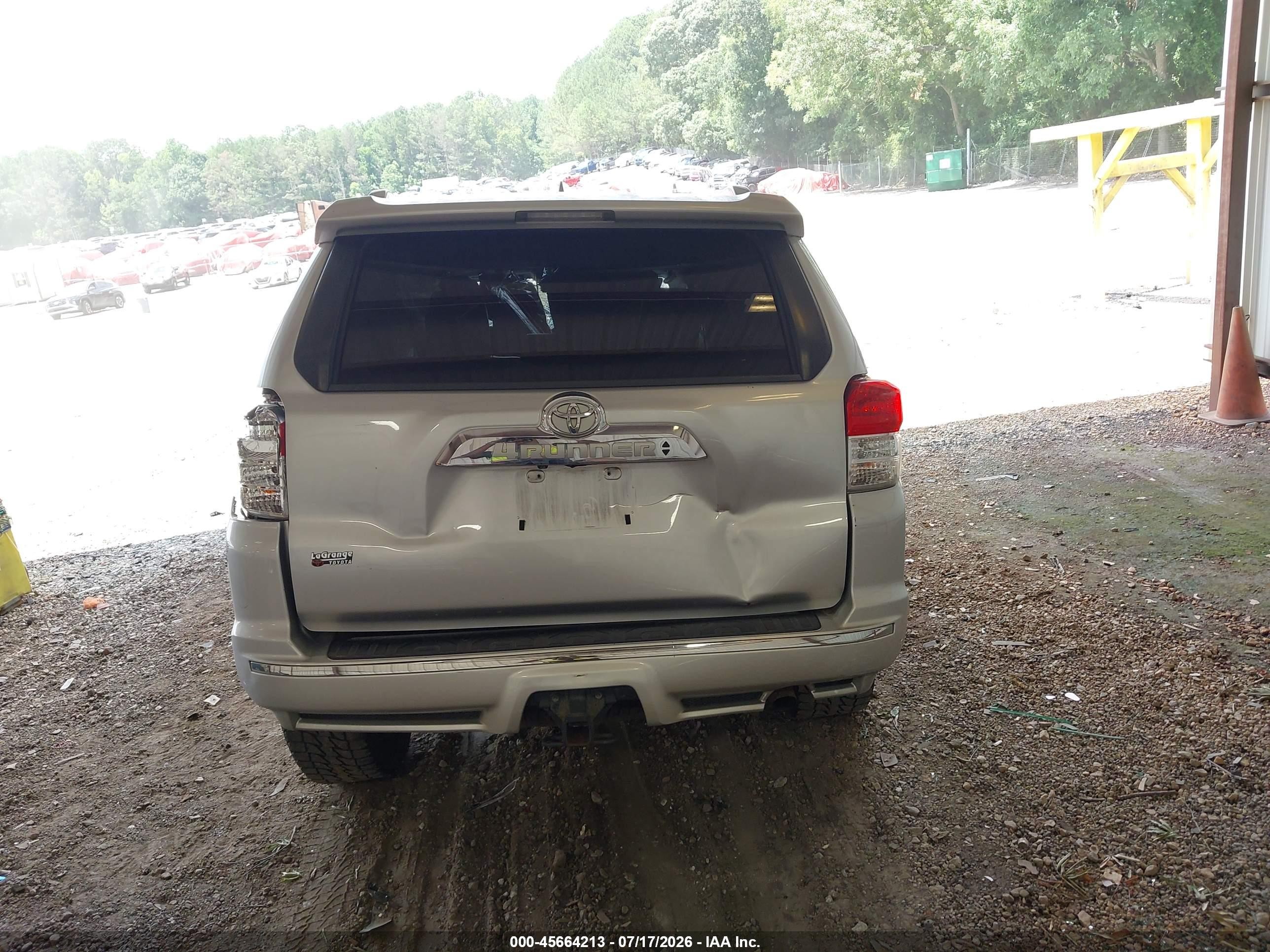 2011 Toyota 4runner Limited V6 Silver vin: JTEZU5JRXB5018092