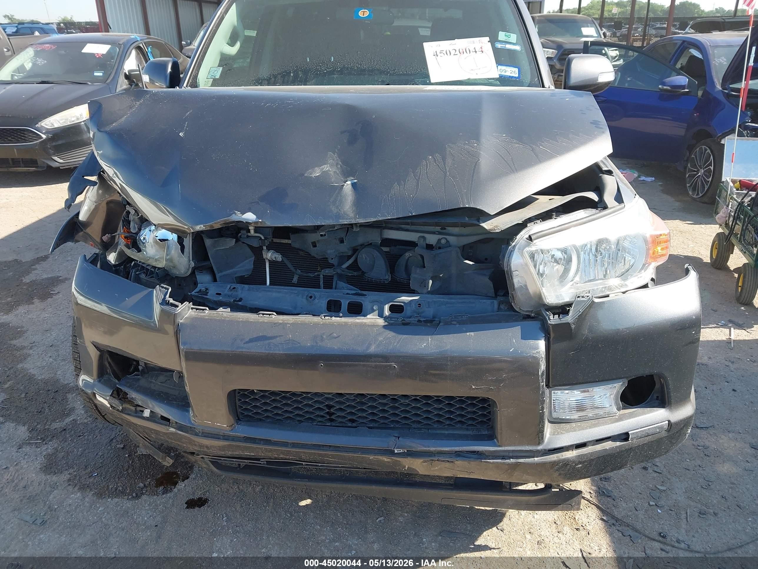 2012 Toyota 4runner Sr5 Серый vin: JTEZU5JRXC5040739