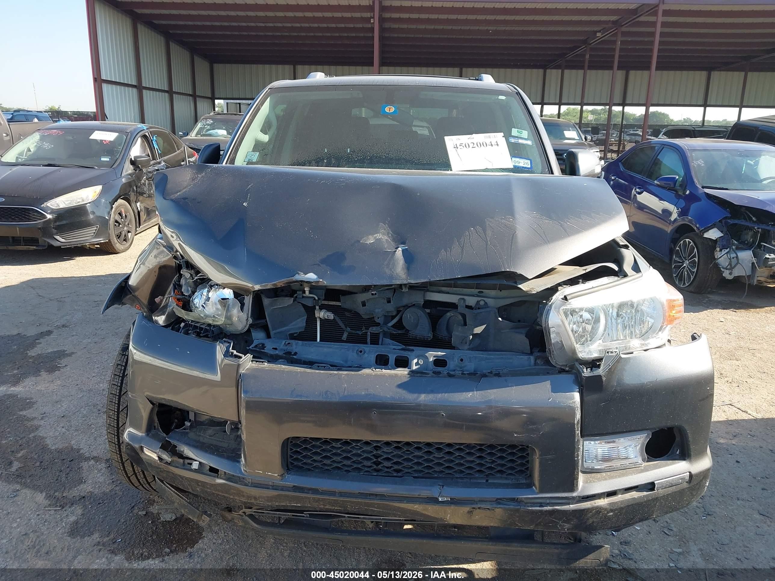 2012 Toyota 4runner Sr5 Серый vin: JTEZU5JRXC5040739