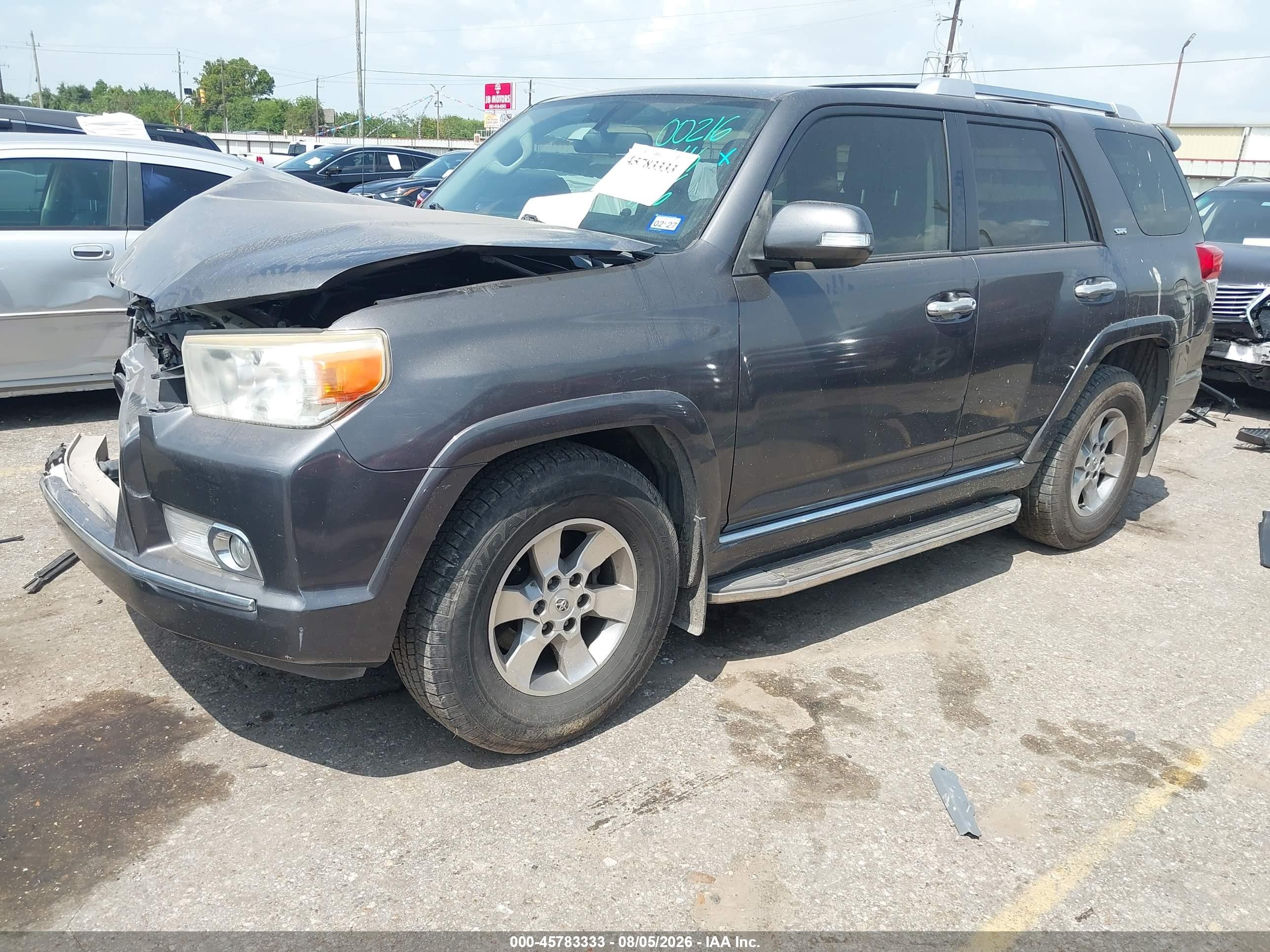 2013 Toyota 4runner Sr5 Gray vin: JTEZU5JRXD5049667