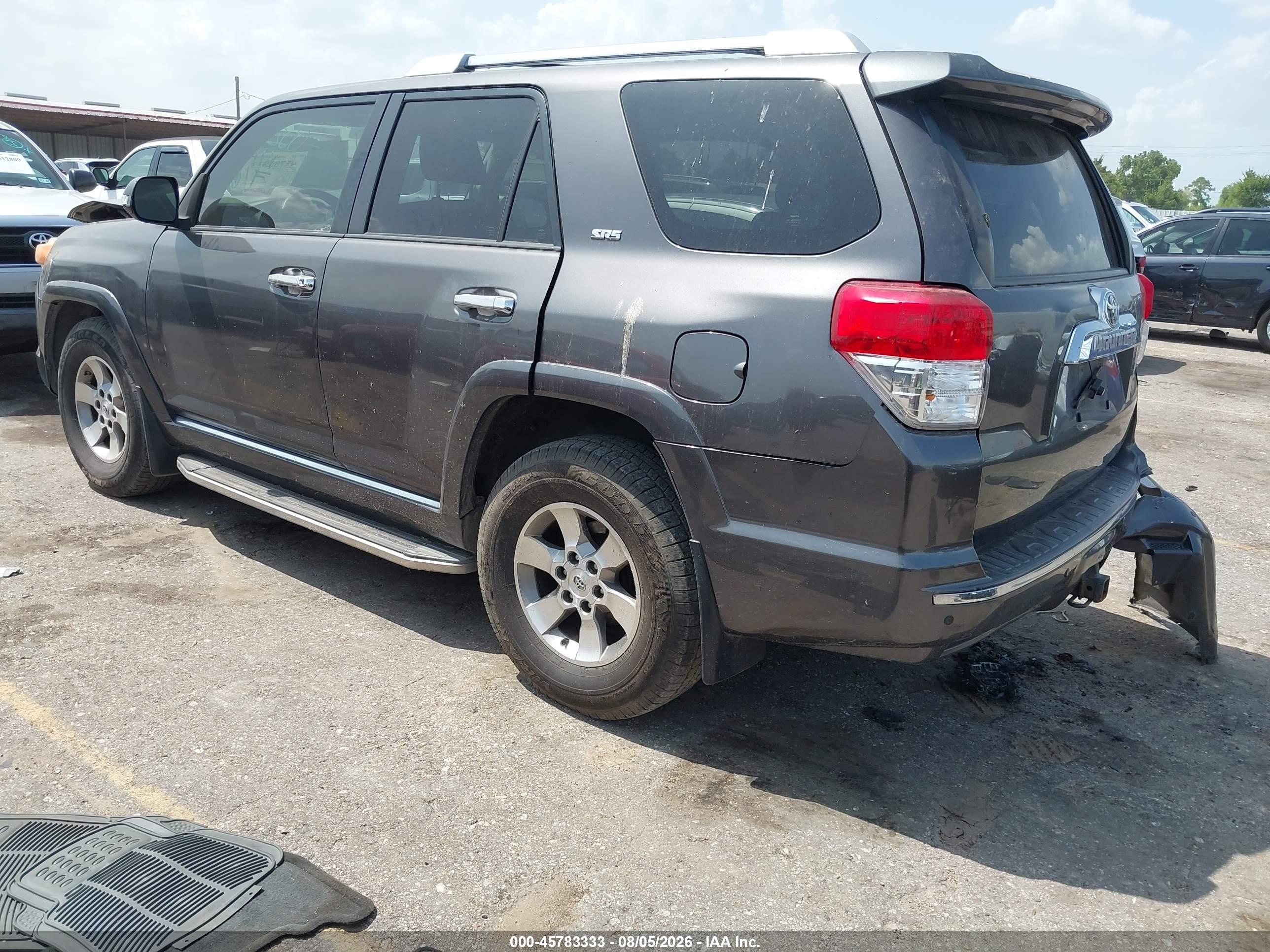 2013 Toyota 4runner Sr5 Gray vin: JTEZU5JRXD5049667