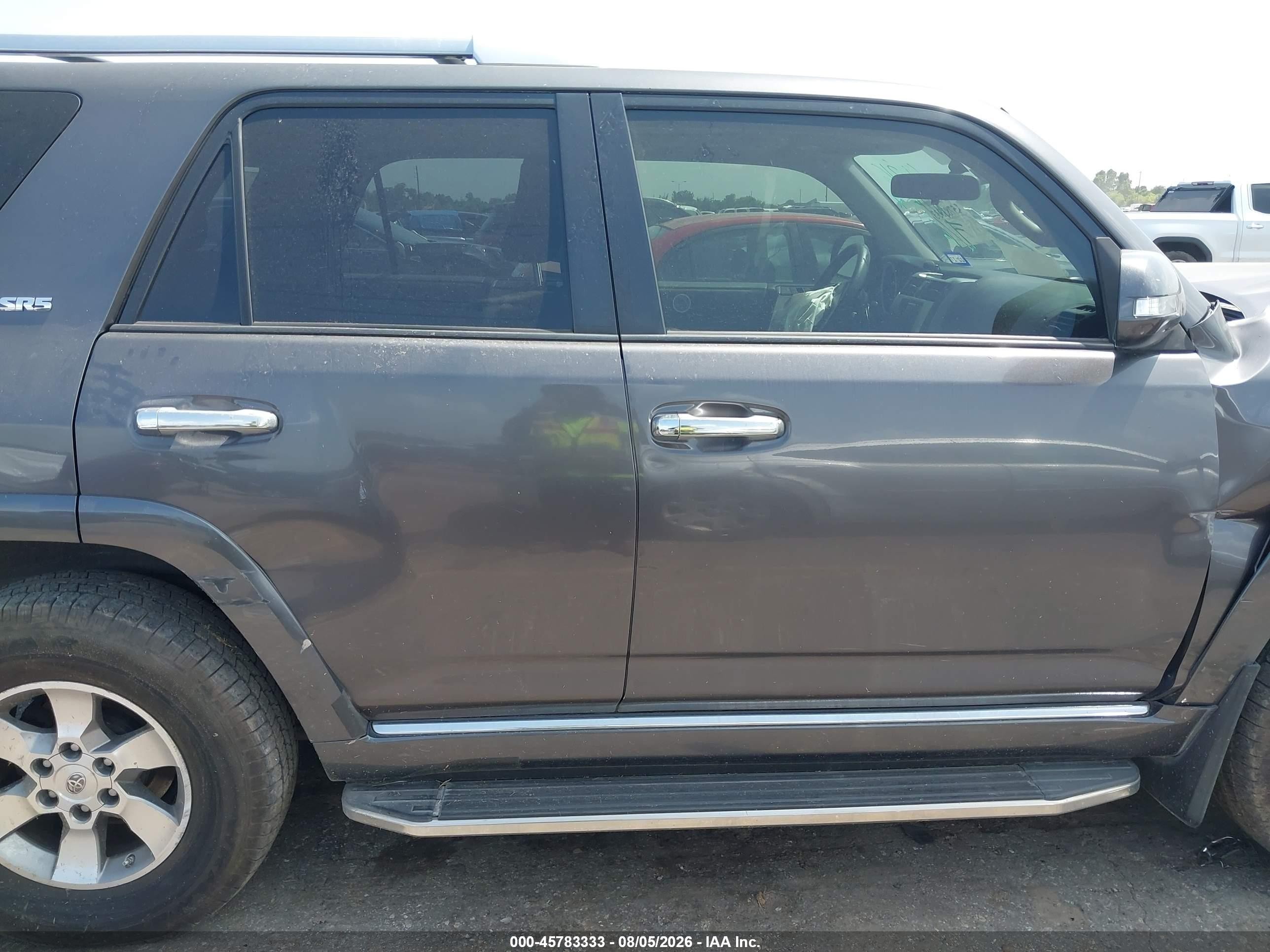 2013 Toyota 4runner Sr5 Gray vin: JTEZU5JRXD5049667