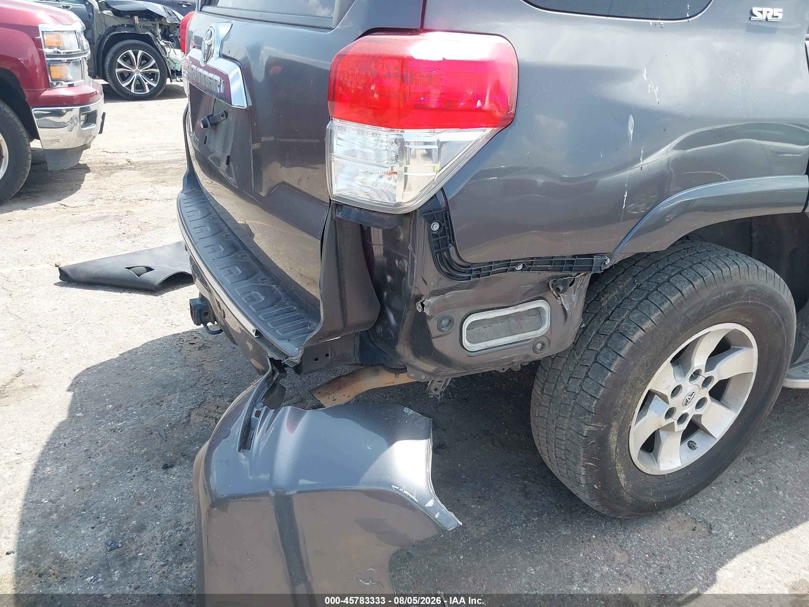 2013 Toyota 4runner Sr5 Gray vin: JTEZU5JRXD5049667