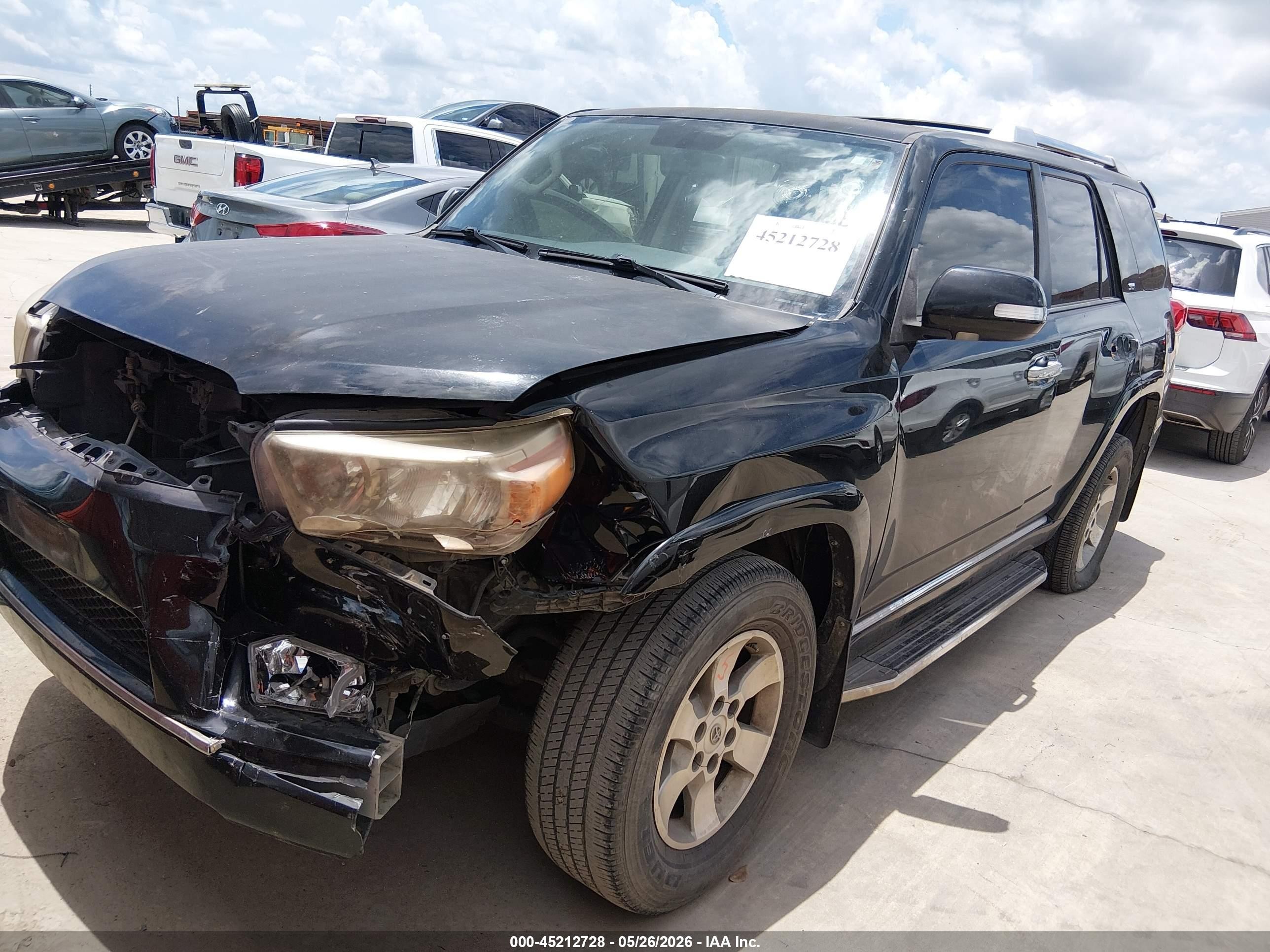 2013 Toyota 4runner Sr5 Black vin: JTEZU5JRXD5049894