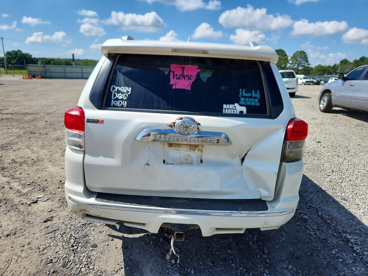 2013 Toyota 4runner Limited White vin: JTEZU5JRXD5059504
