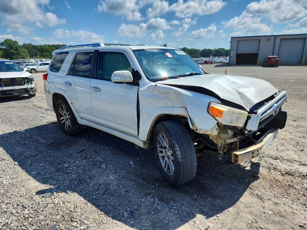 2013 Toyota 4runner Limited White vin: JTEZU5JRXD5059504