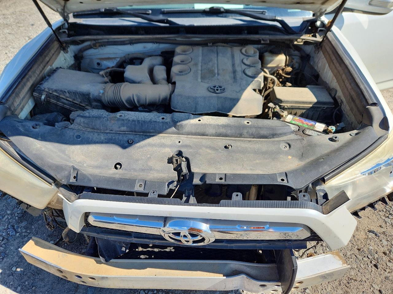 2013 Toyota 4runner Limited White vin: JTEZU5JRXD5059504
