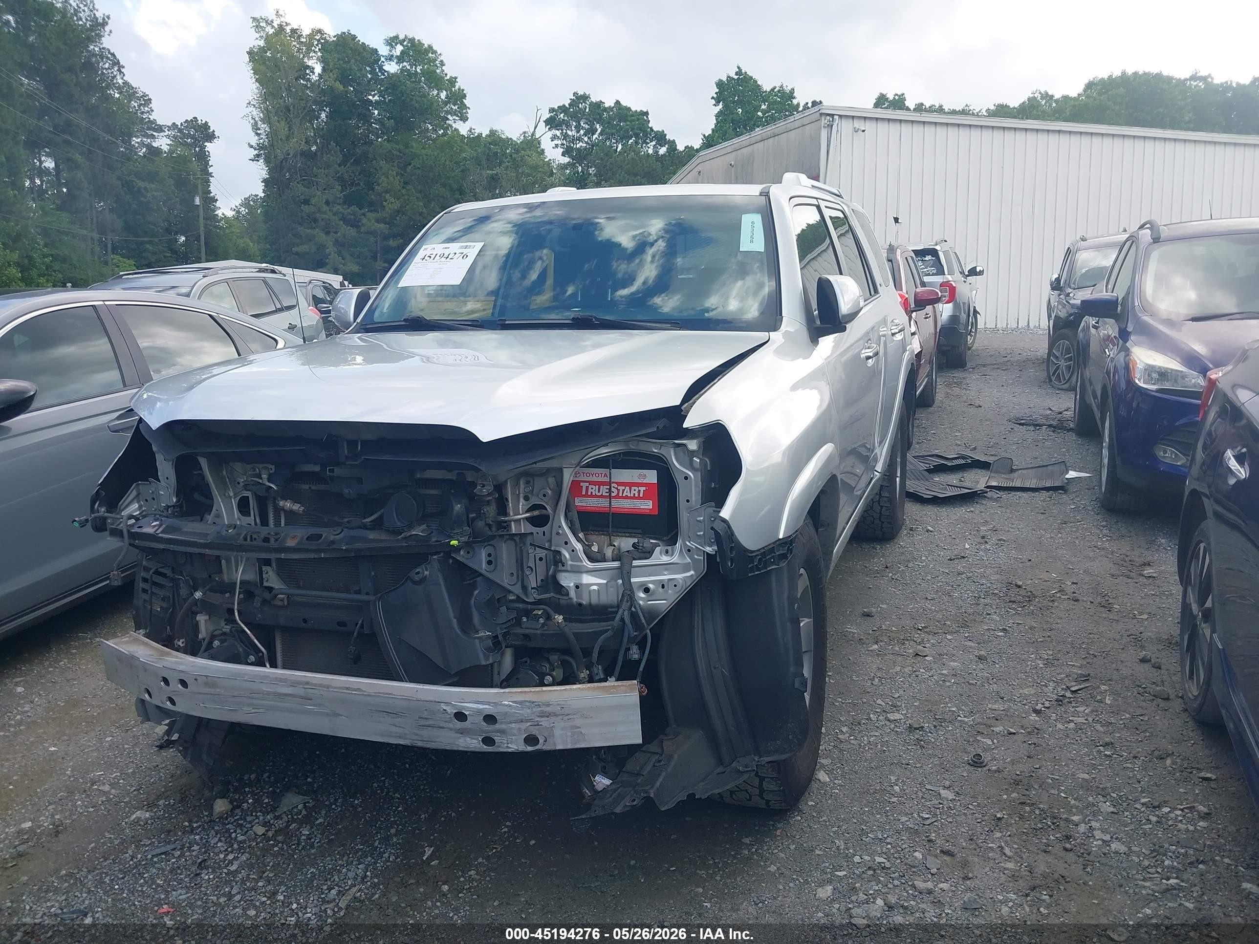 2013 Toyota 4runner Sr5 Silver vin: JTEZU5JRXD5061978