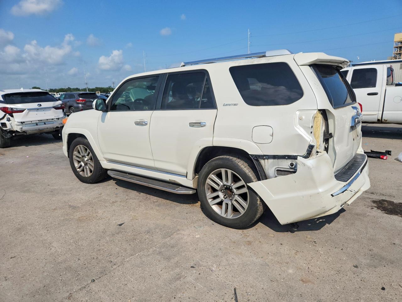 2013 Toyota 4runner Limited White vin: JTEZU5JRXD5062256