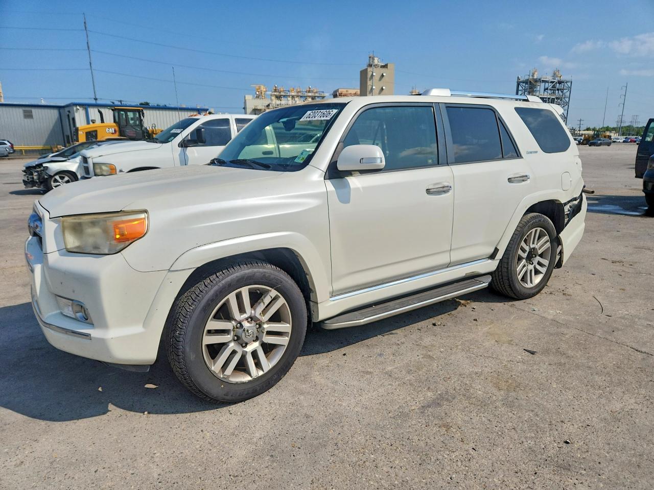 2013 Toyota 4runner Limited White vin: JTEZU5JRXD5062256