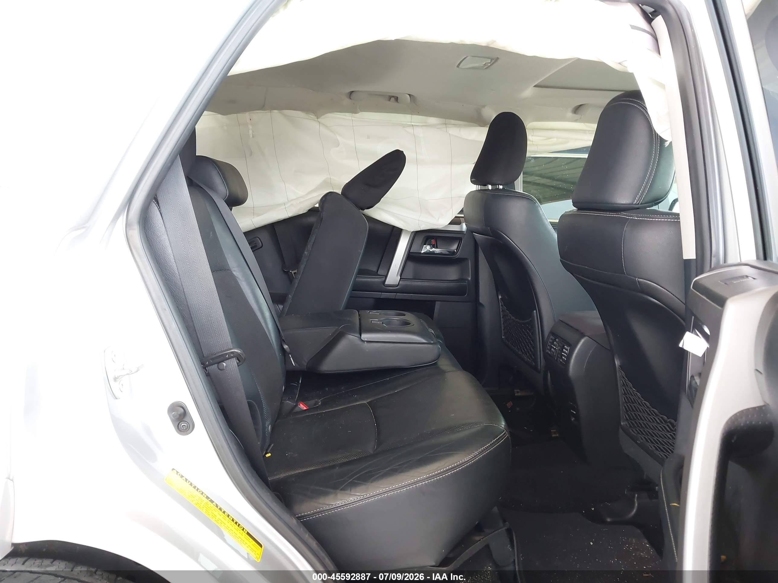2014 Toyota 4runner Limited Silver vin: JTEZU5JRXE5065756