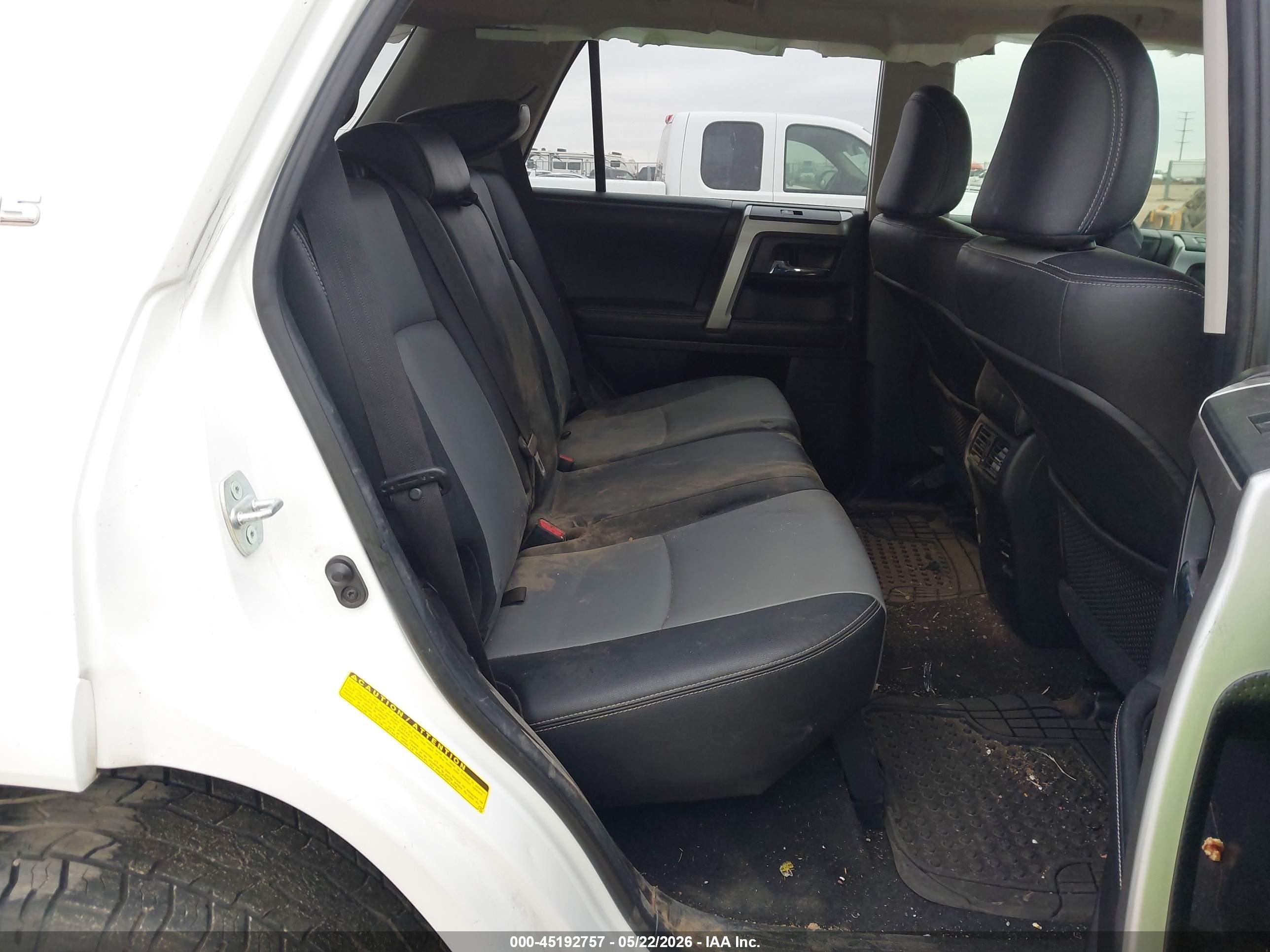 2015 Toyota 4runner Sr5 Premium White vin: JTEZU5JRXF5089508